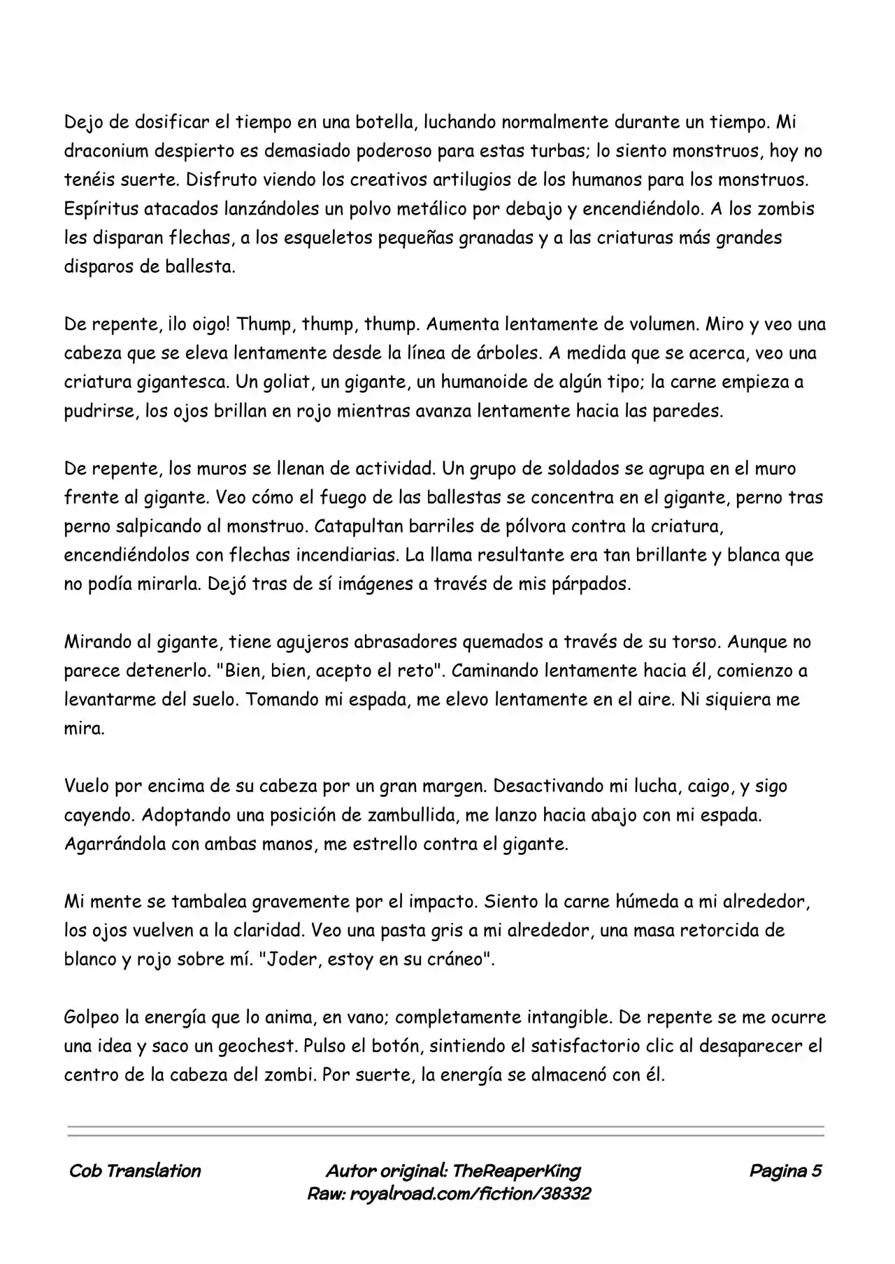Realidad De Minecraft (Novela) - Capítulo 120 - Página 5 - LectorTMOo