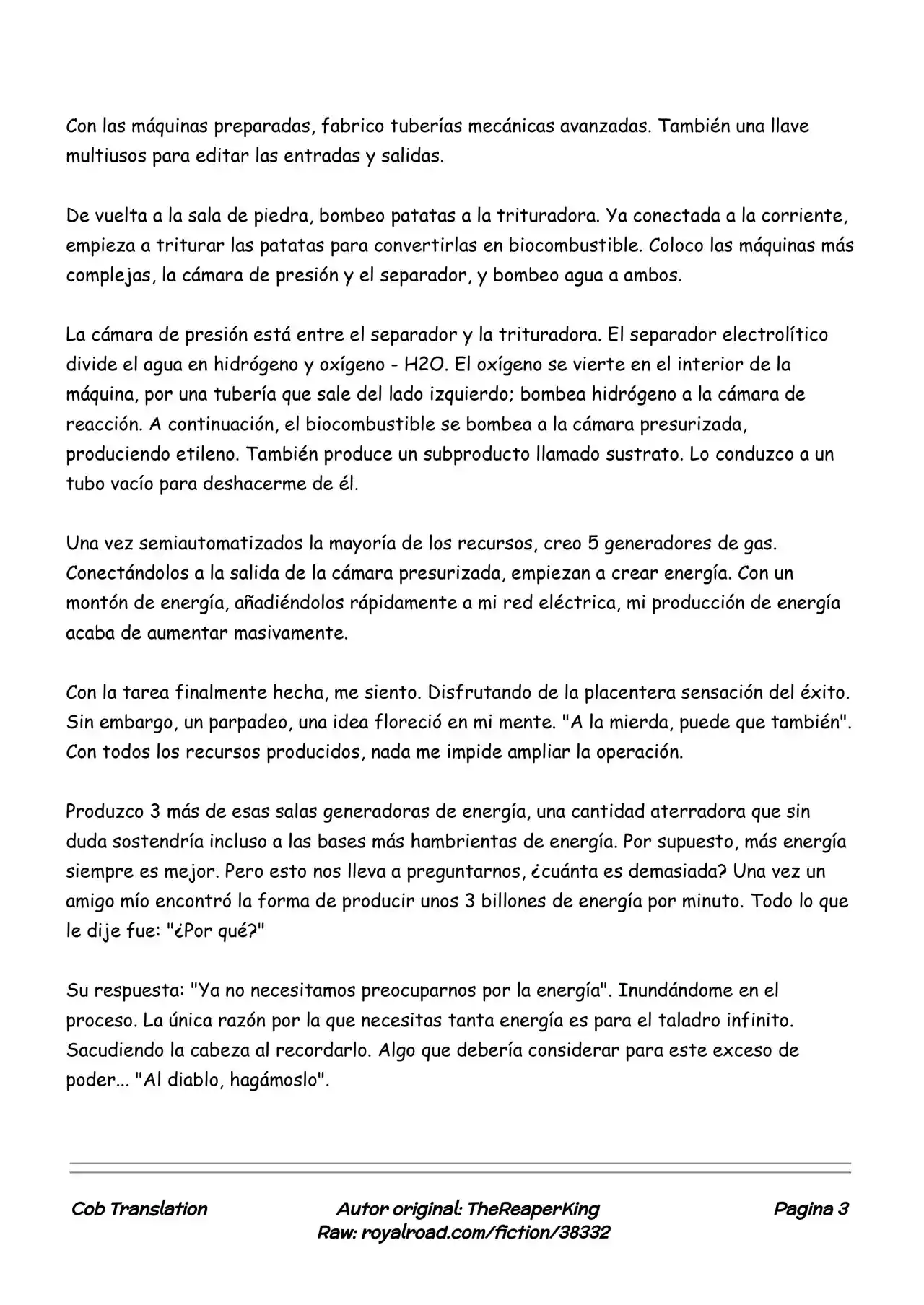 Realidad De Minecraft (Novela) - Capítulo 122 - Página 3 - LectorTMOo