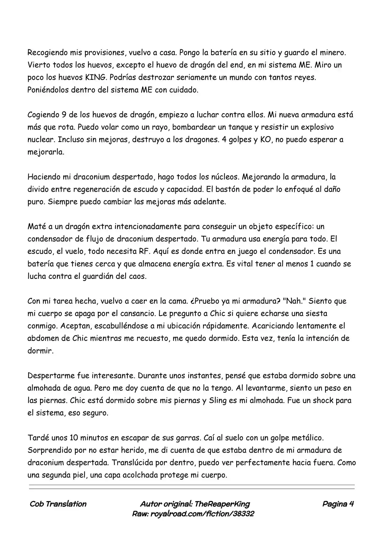 Realidad De Minecraft (Novela) - Capítulo 123 - Página 4 - LectorTMOo