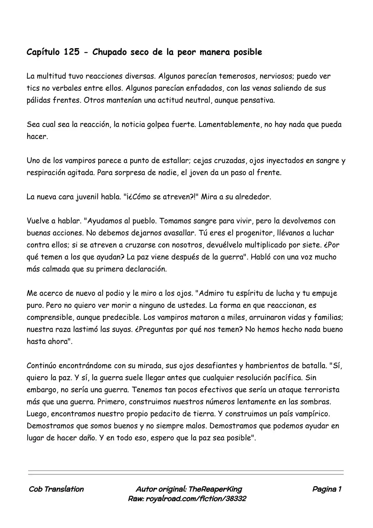 Realidad De Minecraft (Novela) - Capítulo 125 - Página 1 - LectorTMOo