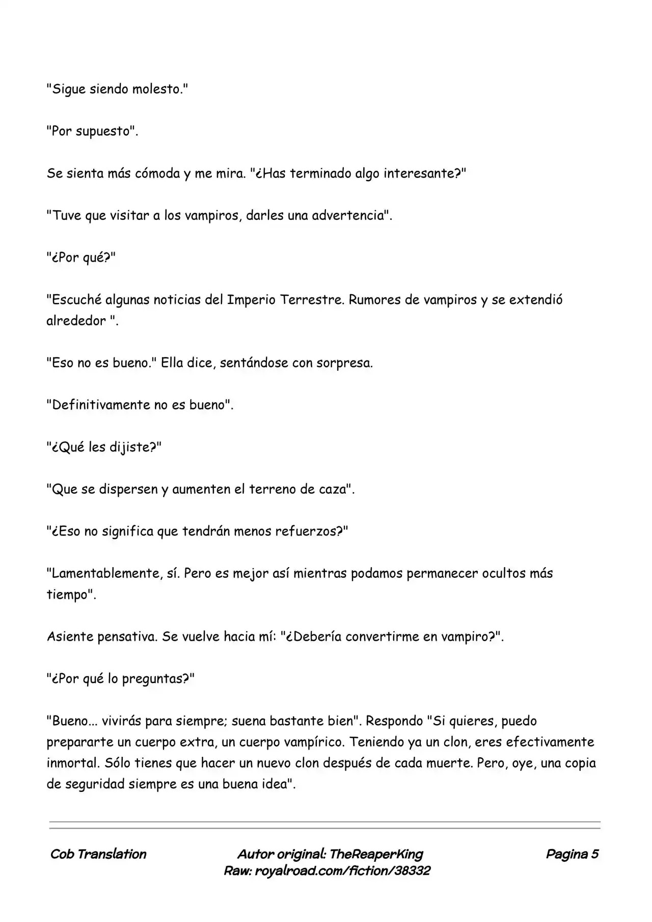 Realidad De Minecraft (Novela) - Capítulo 125 - Página 5 - LectorTMOo