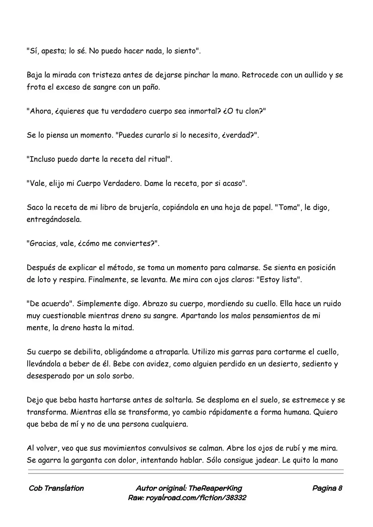 Realidad De Minecraft (Novela) - Capítulo 125 - Página 8 - LectorTMOo