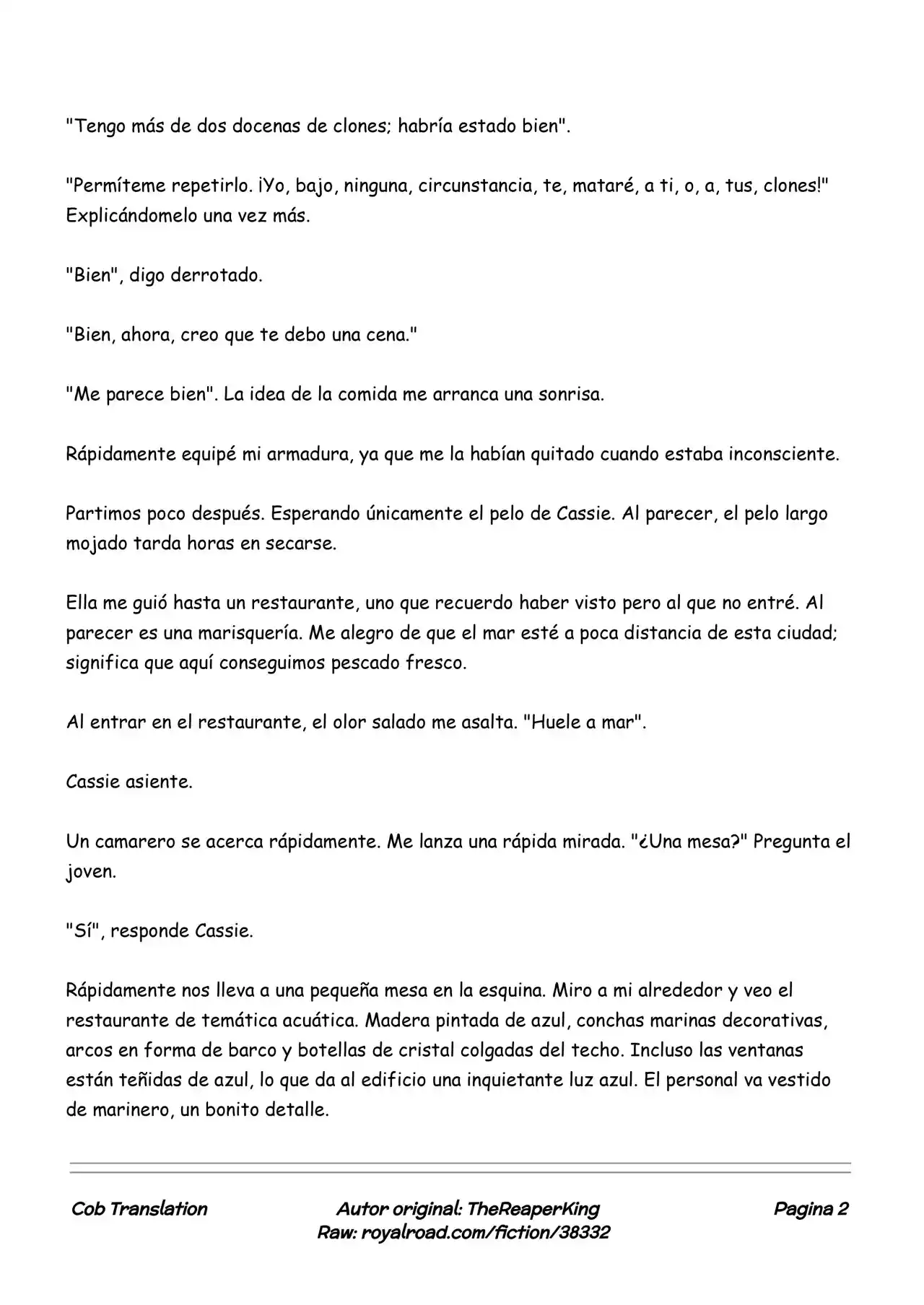 Realidad De Minecraft (Novela) - Capítulo 126 - Página 2 - LectorTMOo