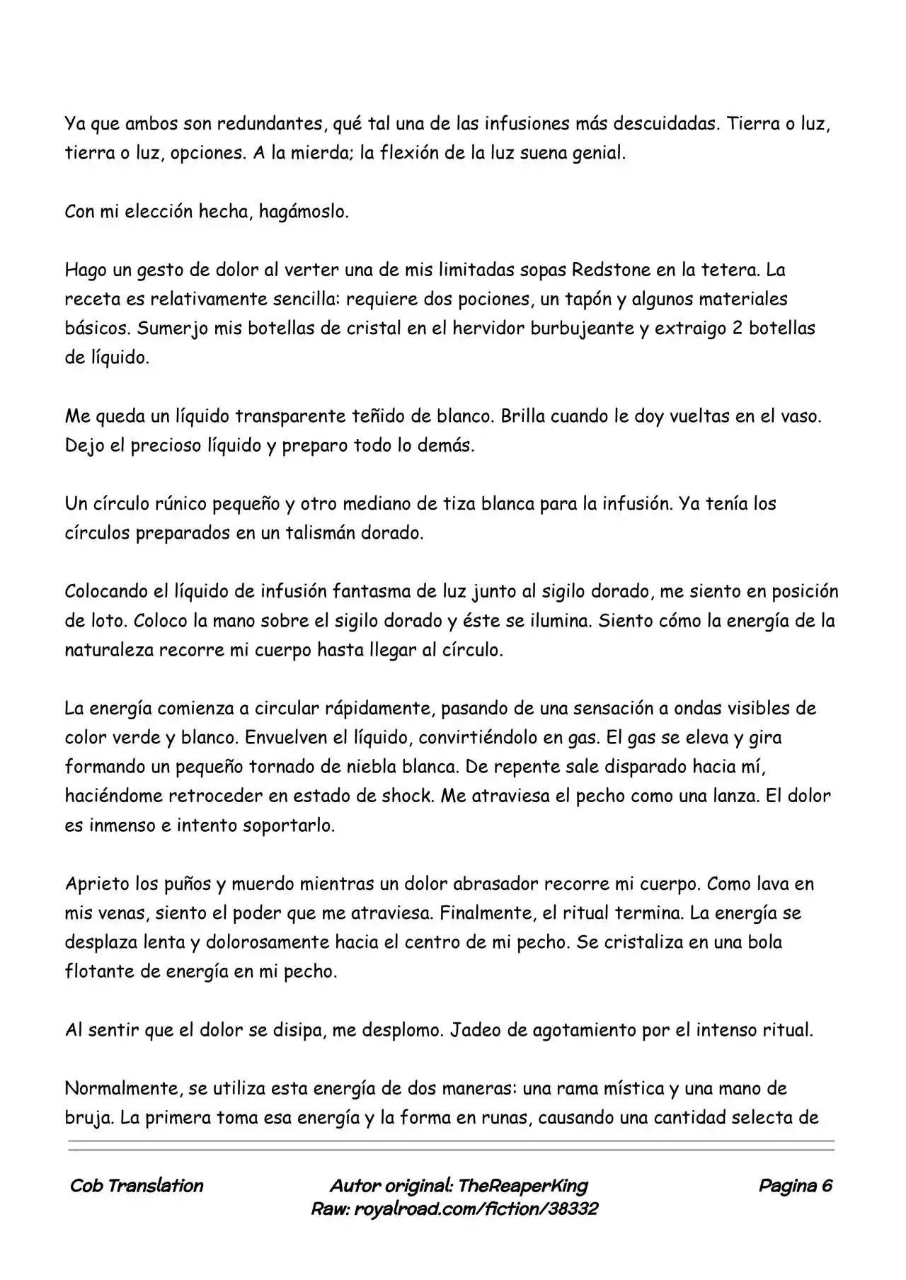 Realidad De Minecraft (Novela) - Capítulo 126 - Página 6 - LectorTMOo