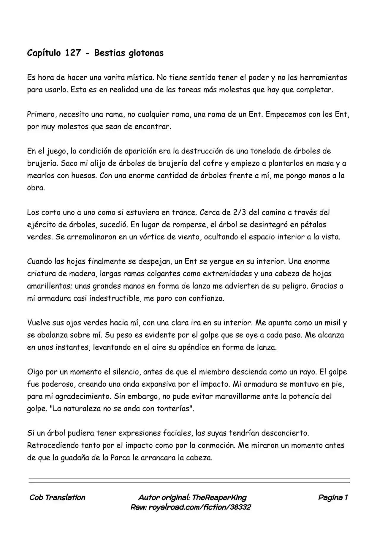 Realidad De Minecraft (Novela) - Capítulo 127 - Página 1 - LectorTMOo