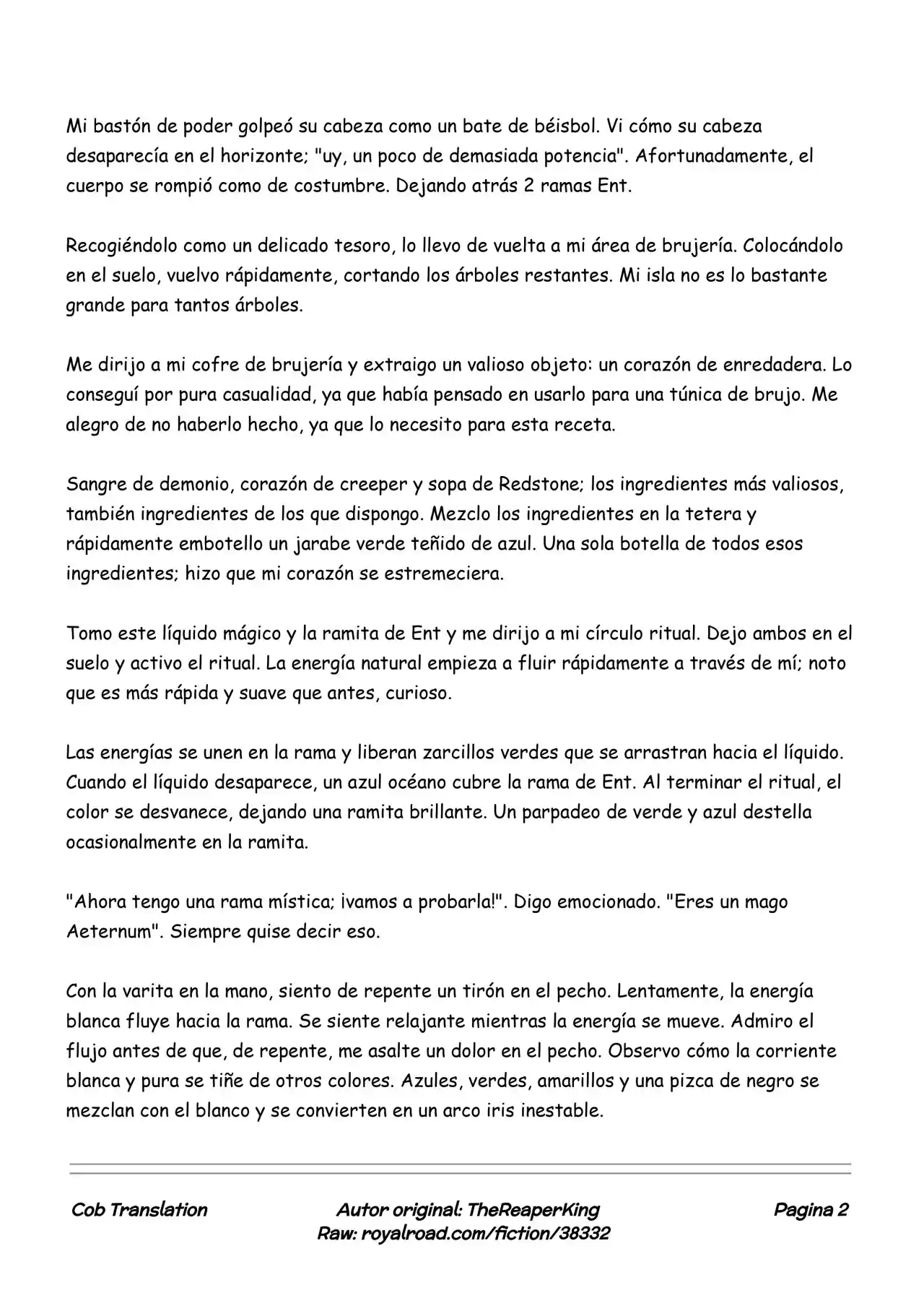 Realidad De Minecraft (Novela) - Capítulo 127 - Página 2 - LectorTMOo
