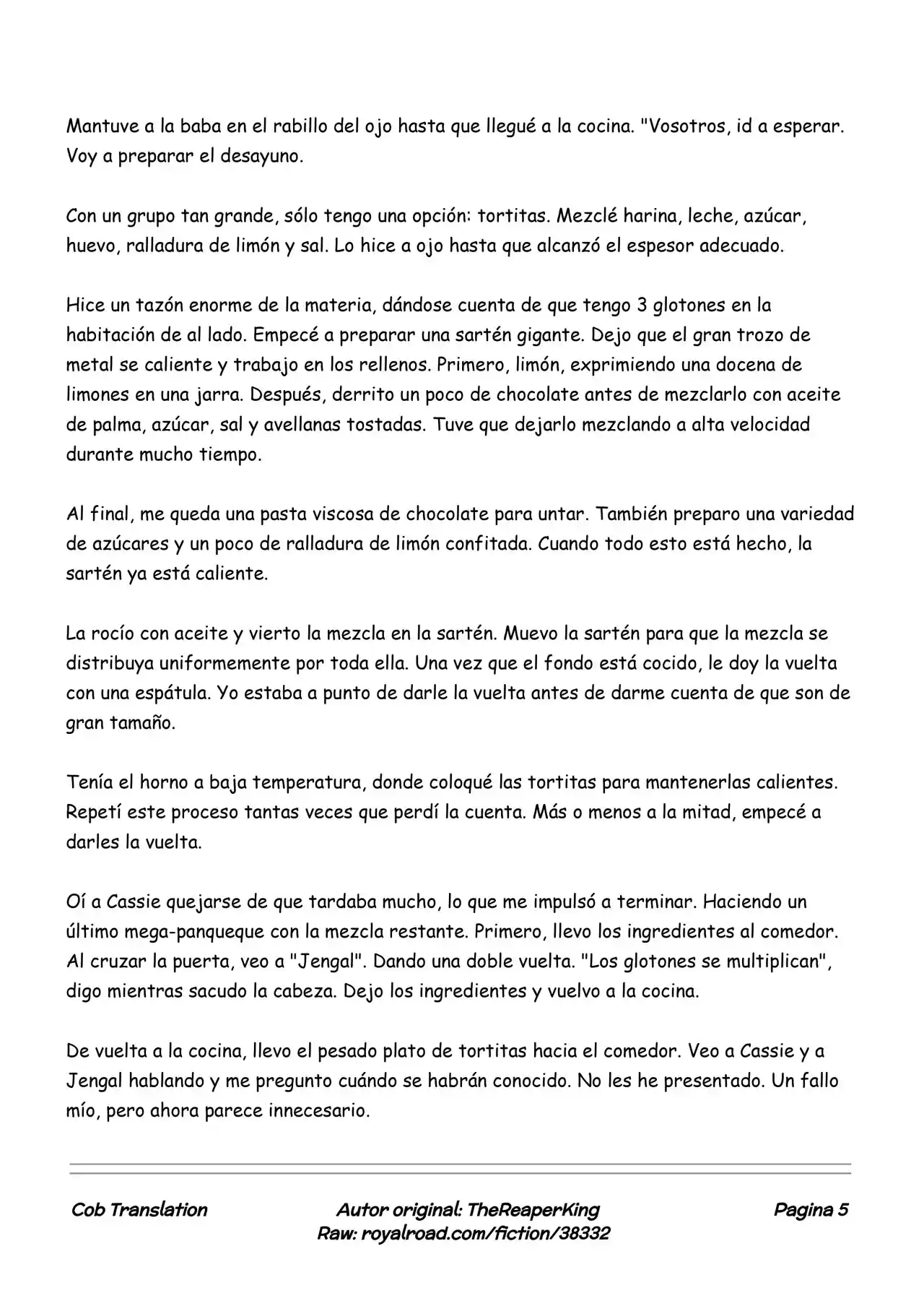 Realidad De Minecraft (Novela) - Capítulo 127 - Página 5 - LectorTMOo