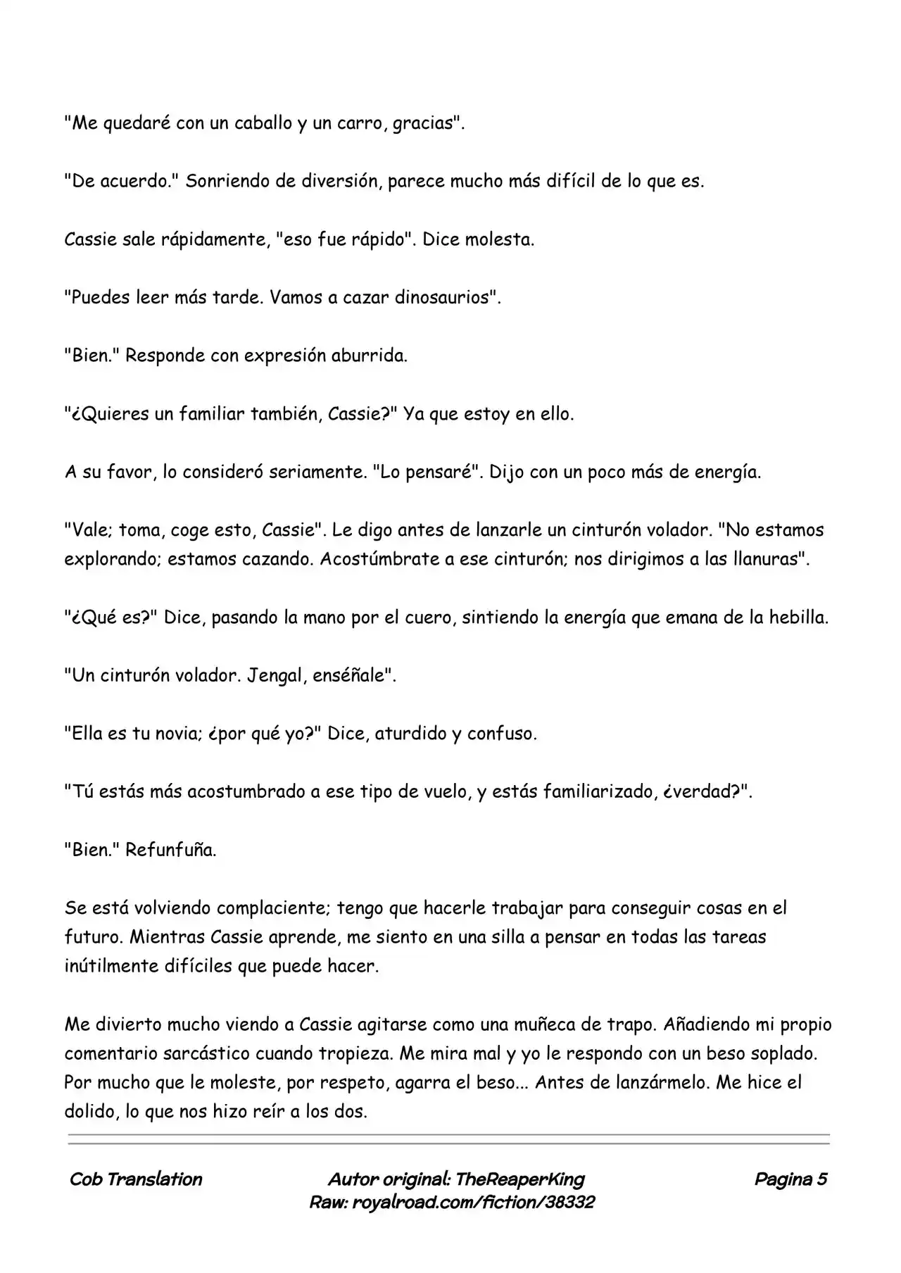 Realidad De Minecraft (Novela) - Capítulo 128 - Página 5 - LectorTMOo