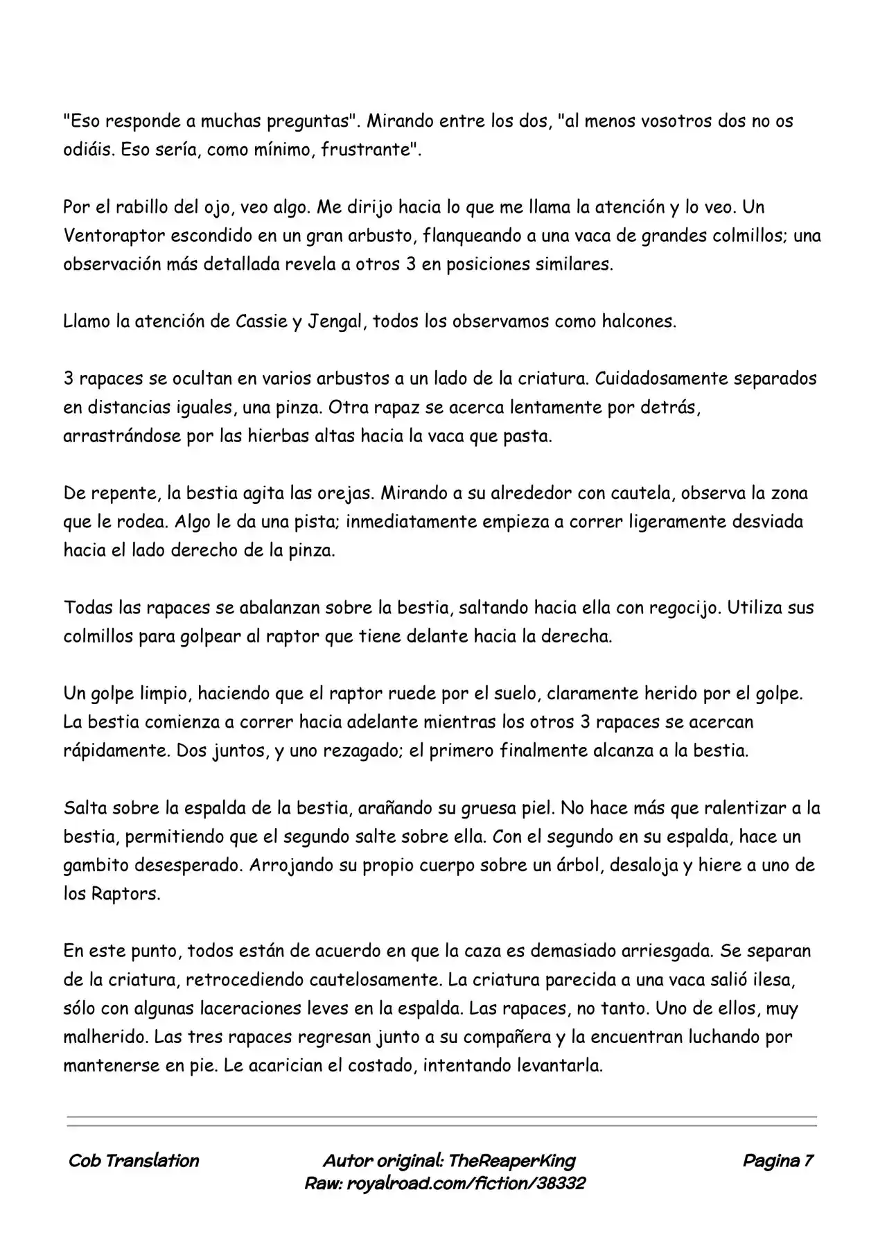 Realidad De Minecraft (Novela) - Capítulo 128 - Página 7 - LectorTMOo