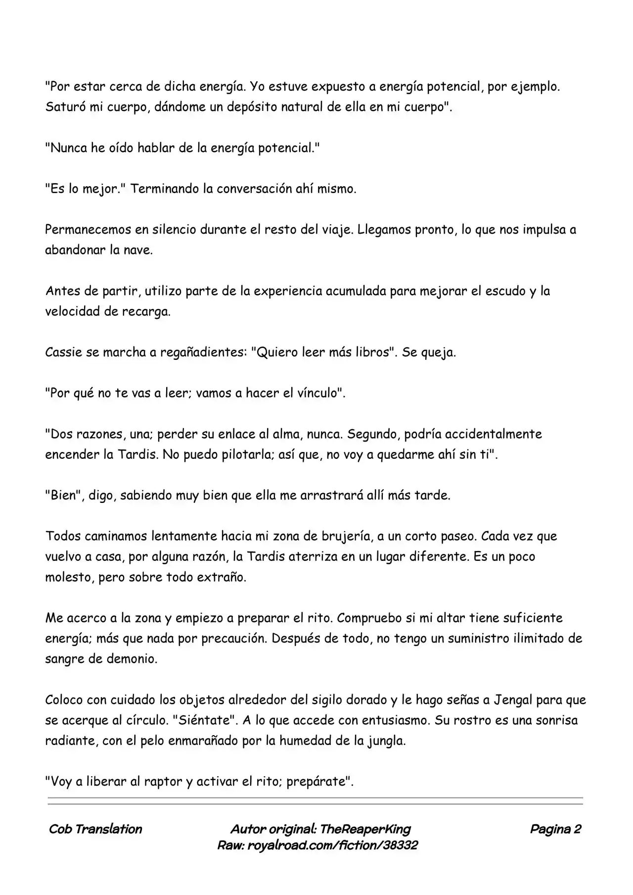 Realidad De Minecraft (Novela) - Capítulo 129 - Página 2 - LectorTMOo
