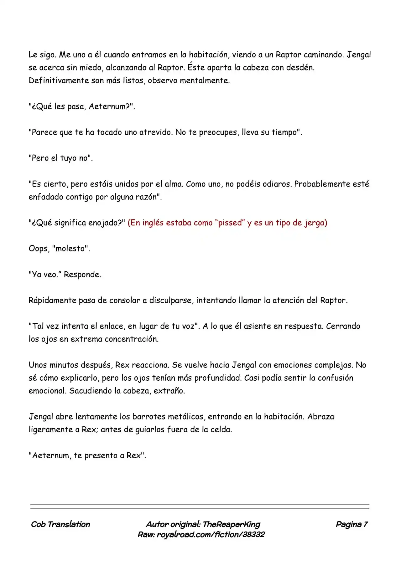 Realidad De Minecraft (Novela) - Capítulo 129 - Página 7 - LectorTMOo