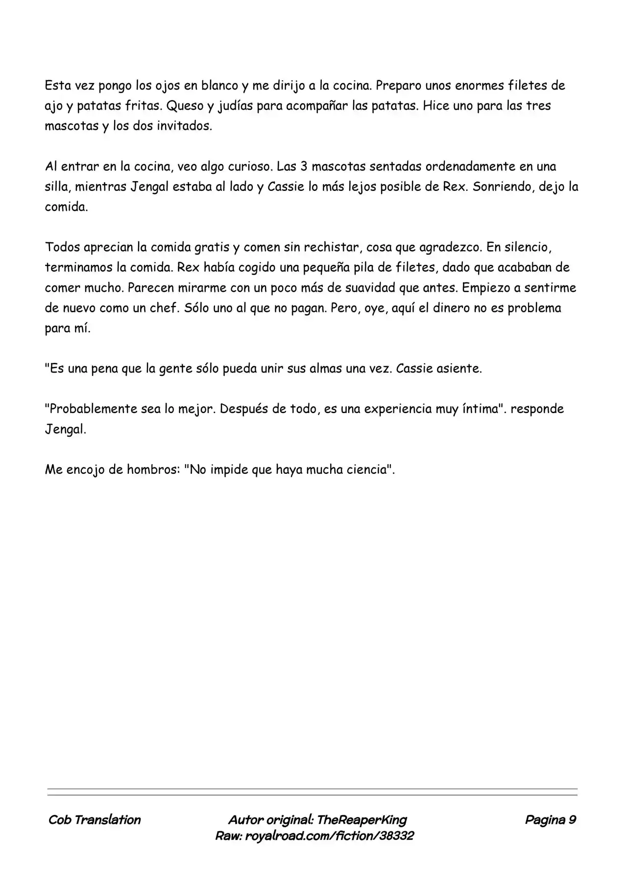 Realidad De Minecraft (Novela) - Capítulo 129 - Página 9 - LectorTMOo
