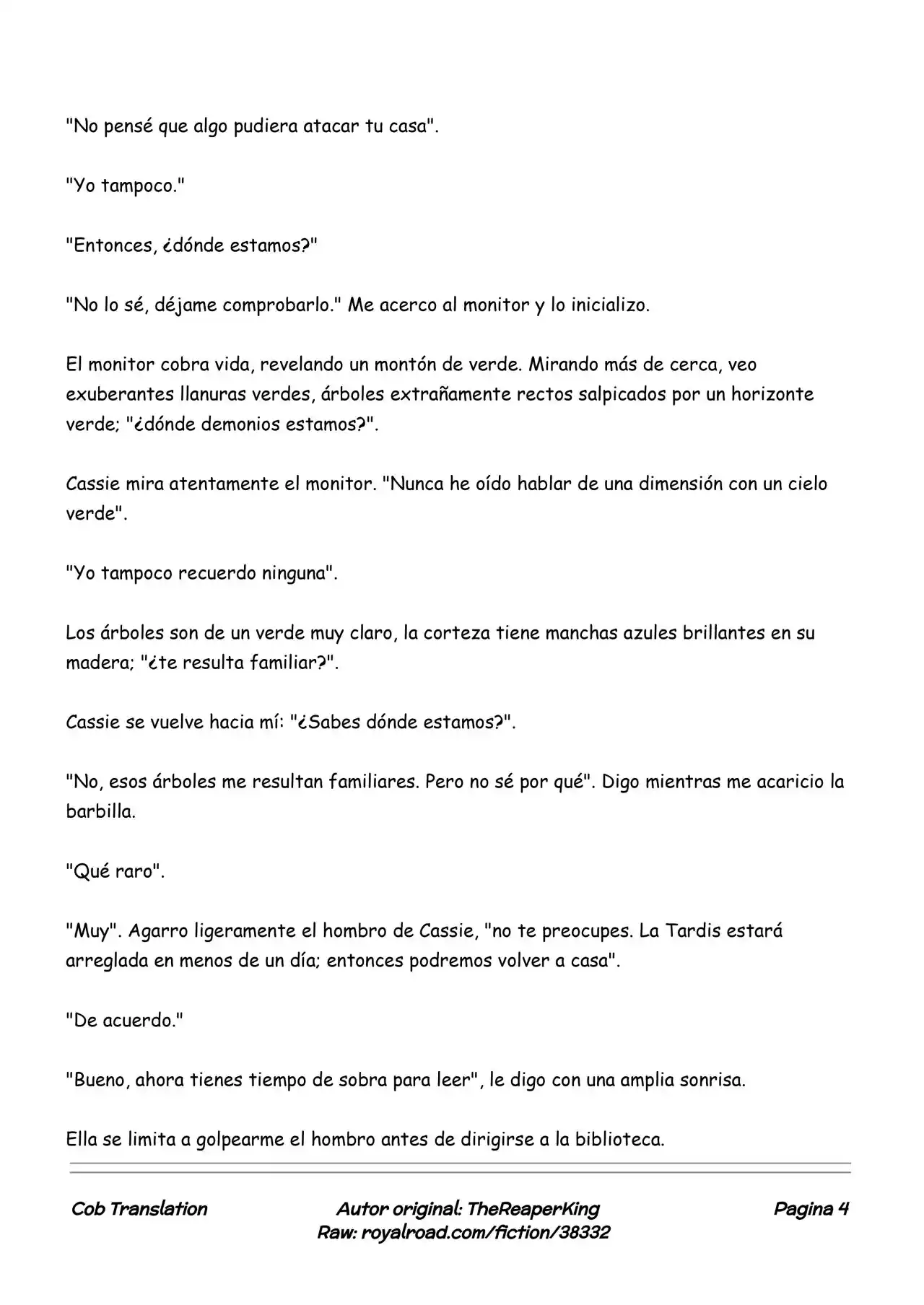 Realidad De Minecraft (Novela) - Capítulo 130 - Página 4 - LectorTMOo