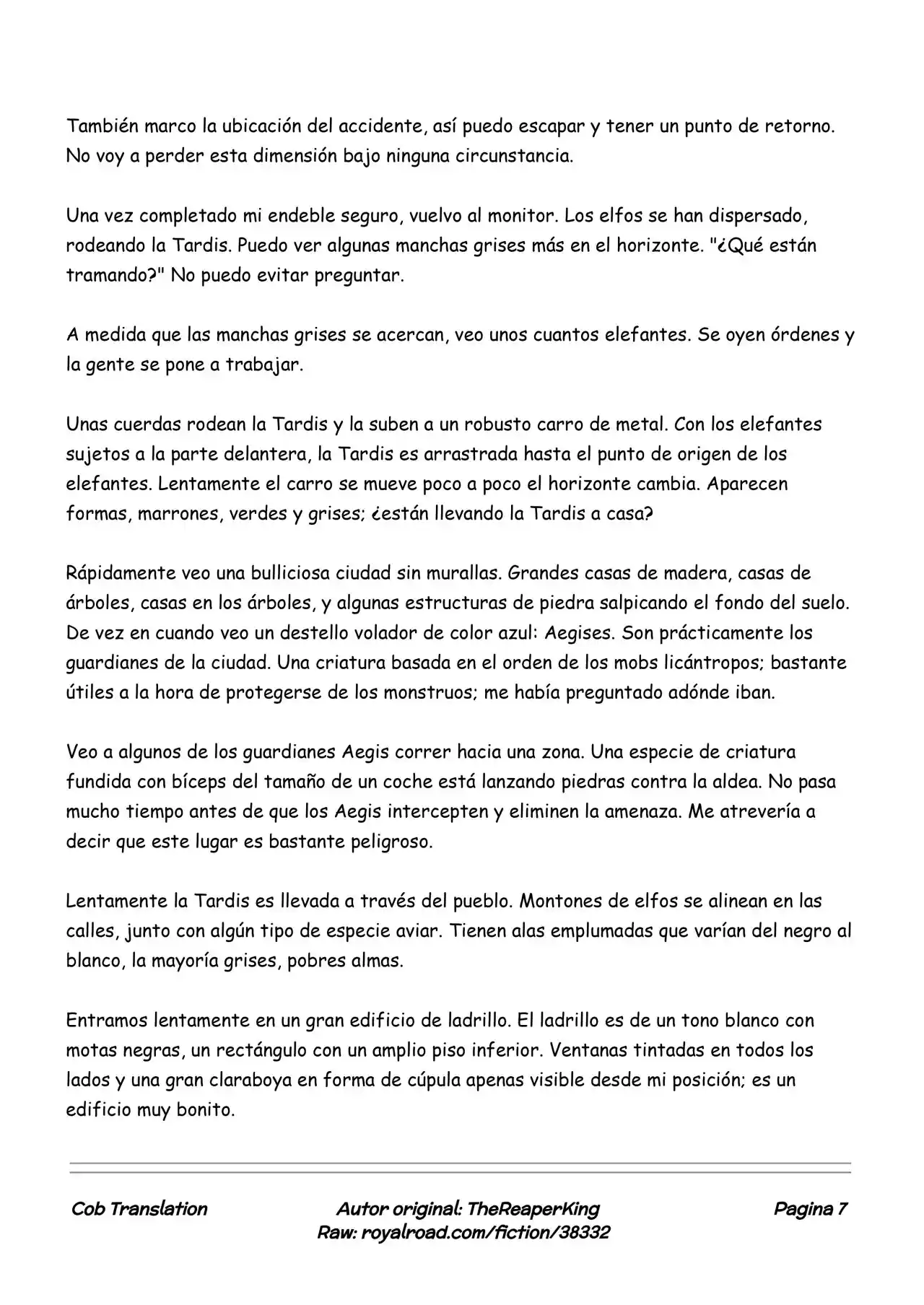 Realidad De Minecraft (Novela) - Capítulo 130 - Página 7 - LectorTMOo