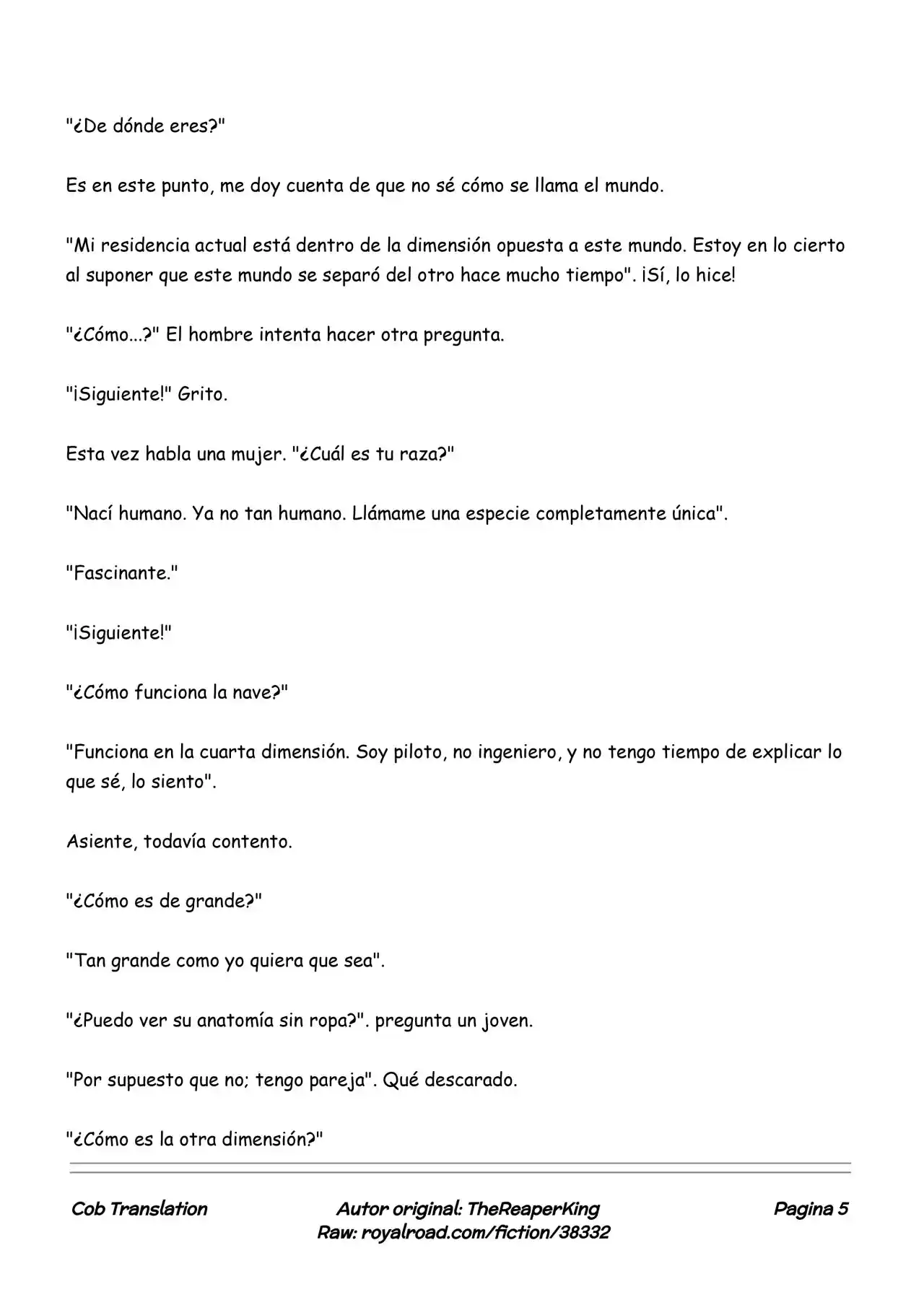 Realidad De Minecraft (Novela) - Capítulo 131 - Página 5 - LectorTMOo