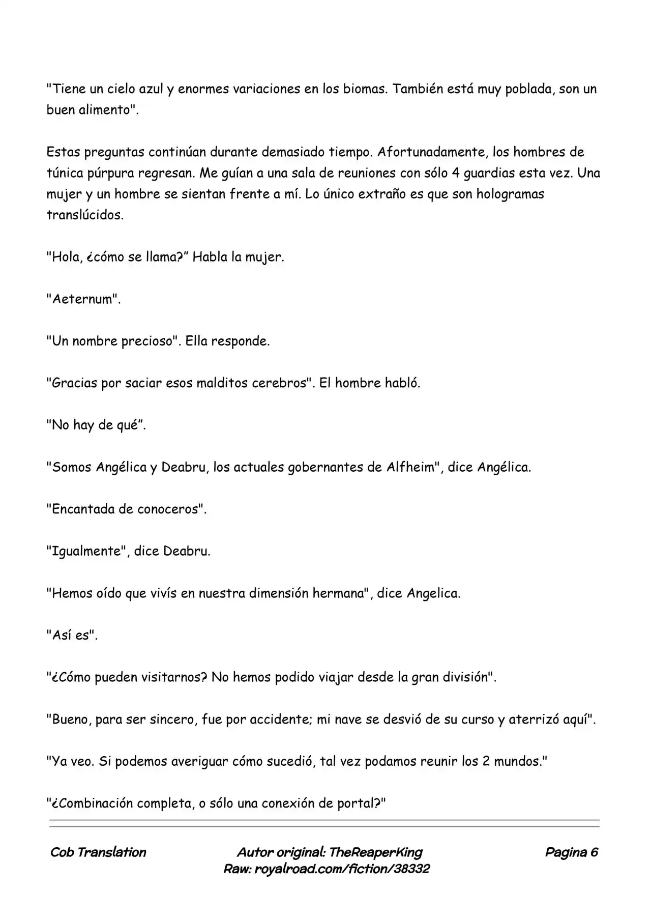 Realidad De Minecraft (Novela) - Capítulo 131 - Página 6 - LectorTMOo