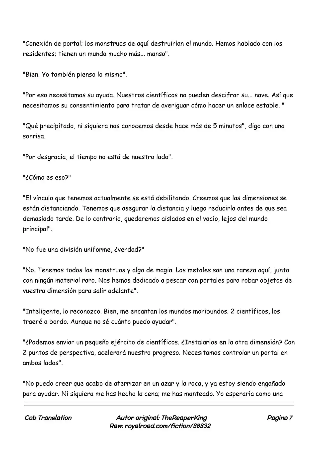 Realidad De Minecraft (Novela) - Capítulo 131 - Página 7 - LectorTMOo