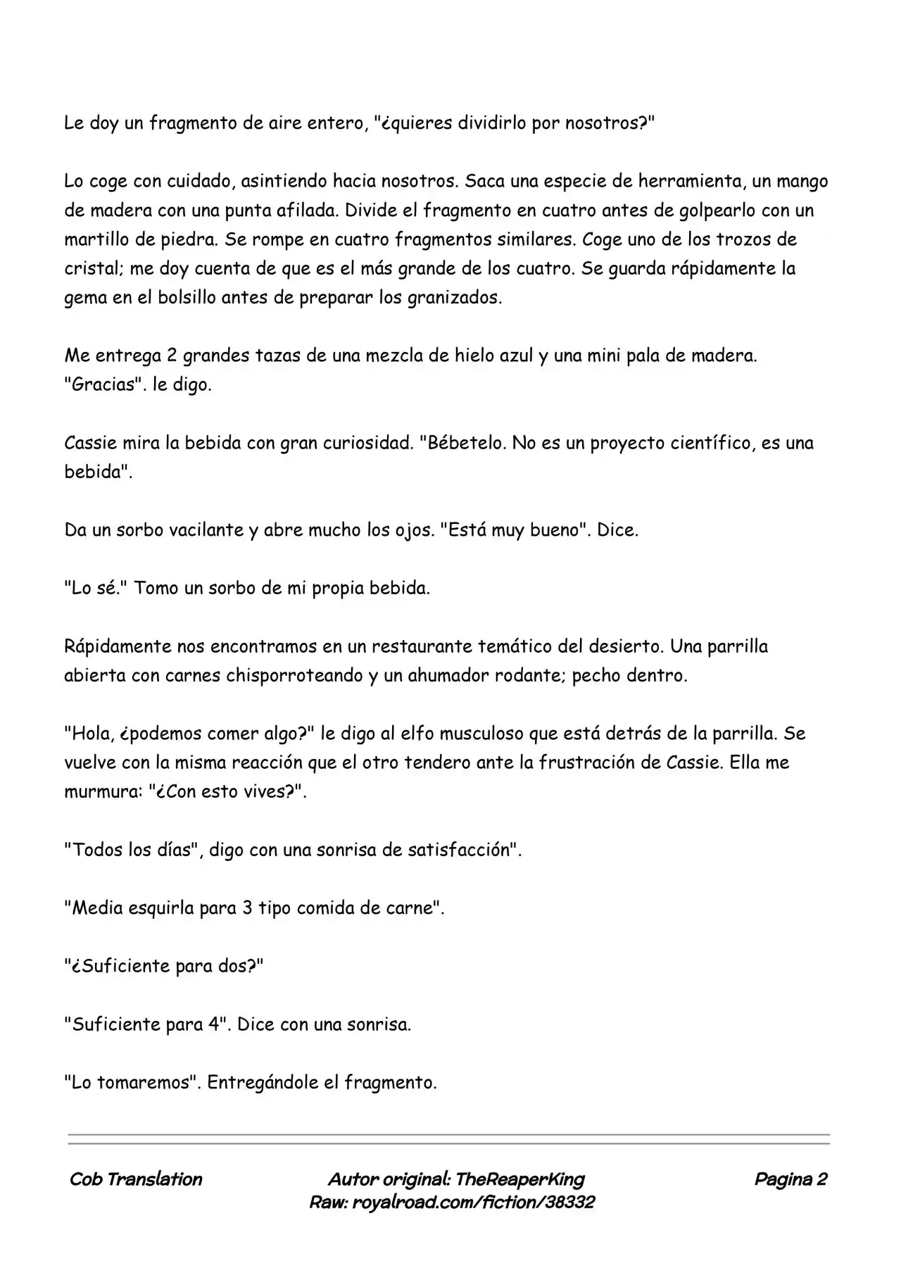 Realidad De Minecraft (Novela) - Capítulo 132 - Página 2 - LectorTMOo