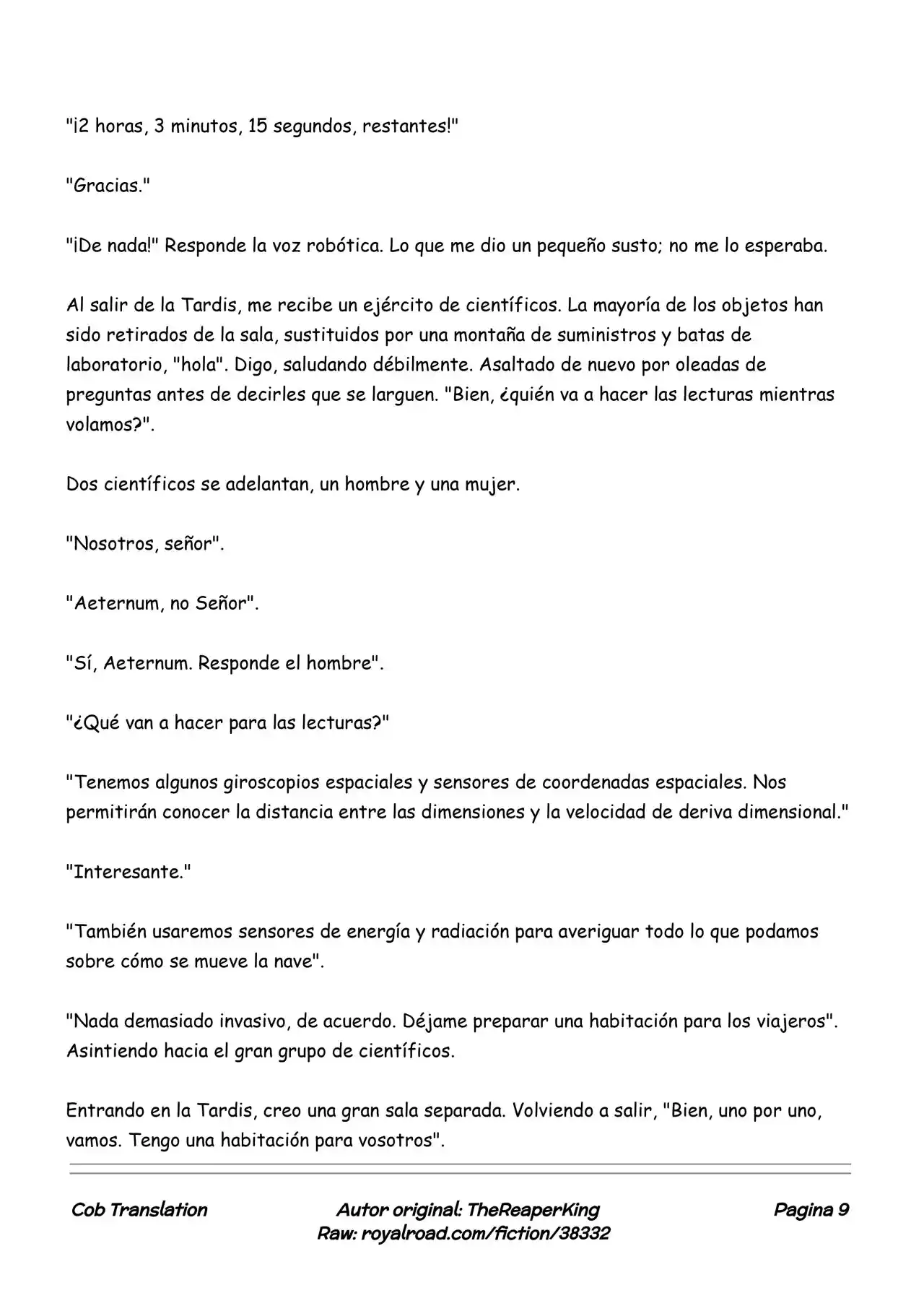 Realidad De Minecraft (Novela) - Capítulo 132 - Página 9 - LectorTMOo