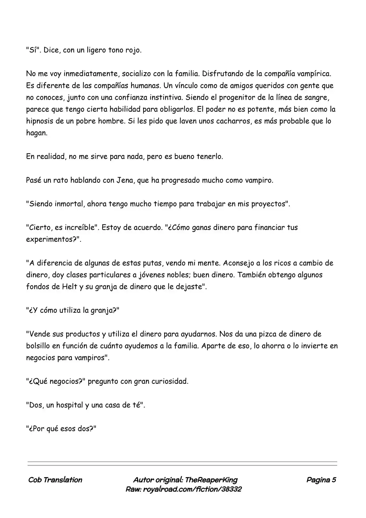Realidad De Minecraft (Novela) - Capítulo 134 - Página 5 - LectorTMOo