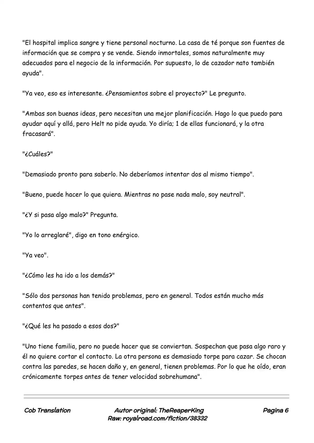 Realidad De Minecraft (Novela) - Capítulo 134 - Página 6 - LectorTMOo