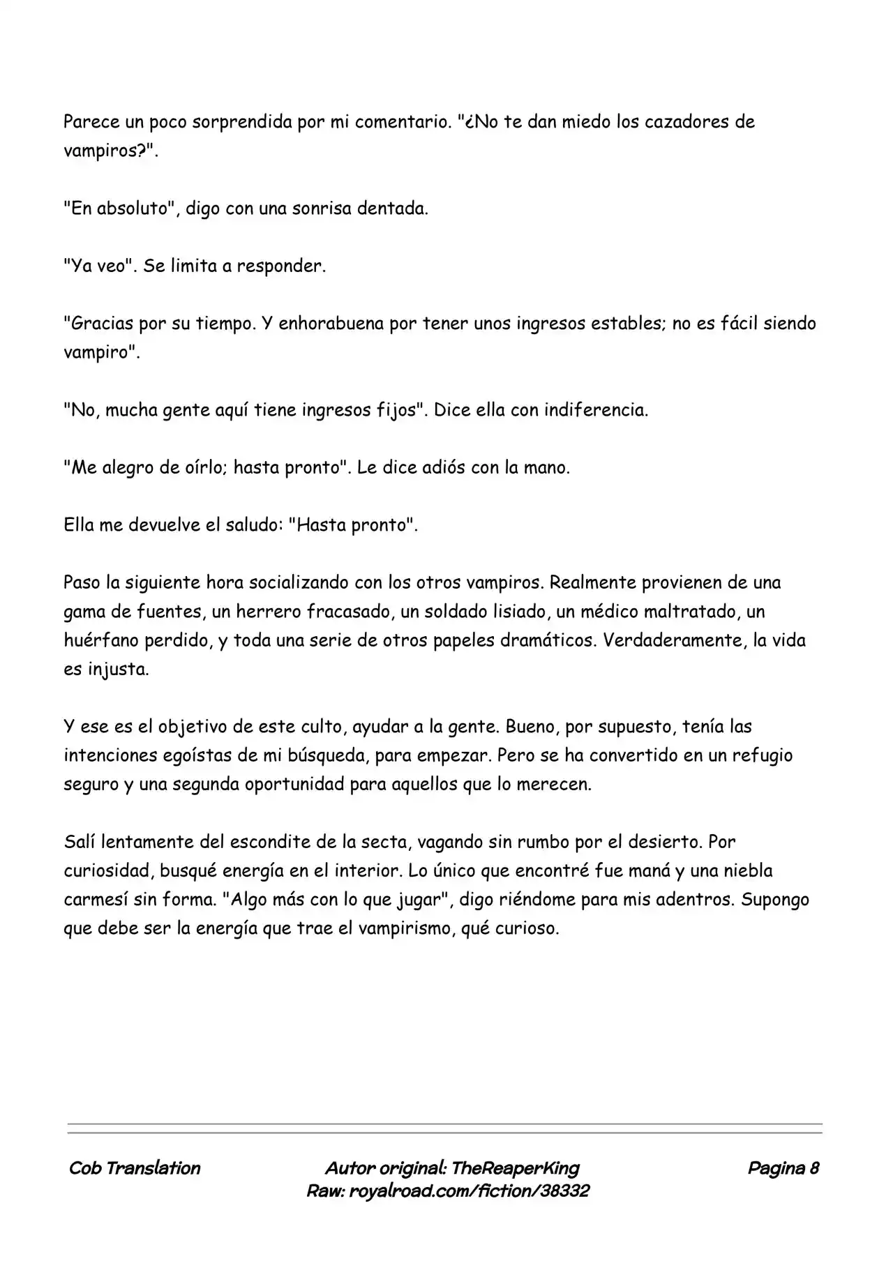 Realidad De Minecraft (Novela) - Capítulo 134 - Página 8 - LectorTMOo