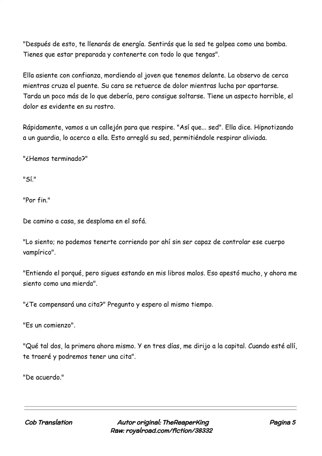 Realidad De Minecraft (Novela) - Capítulo 135 - Página 5 - LectorTMOo