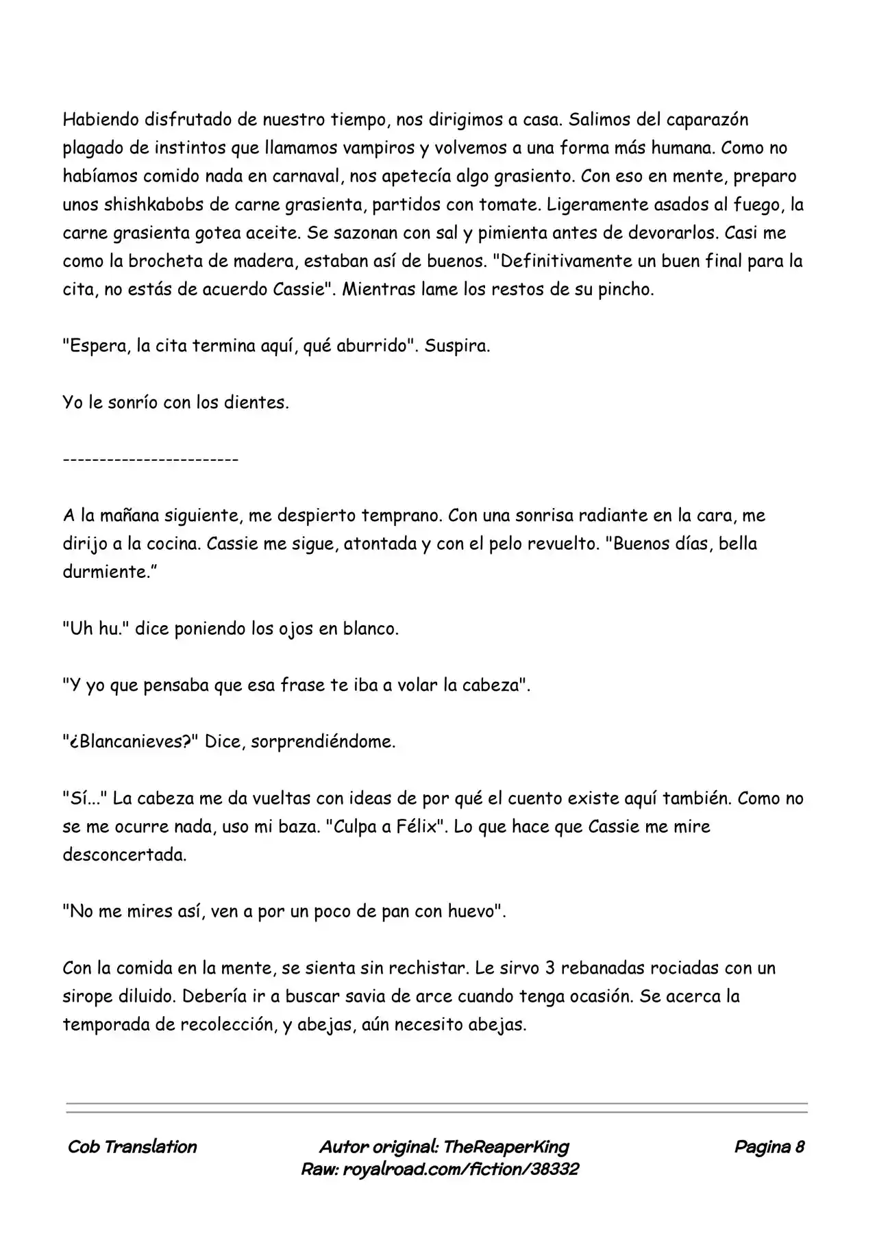 Realidad De Minecraft (Novela) - Capítulo 135 - Página 8 - LectorTMOo