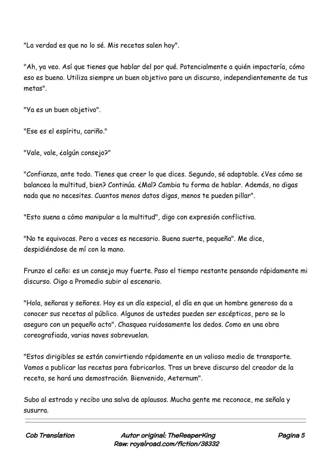 Realidad De Minecraft (Novela) - Capítulo 136 - Página 5 - LectorTMOo