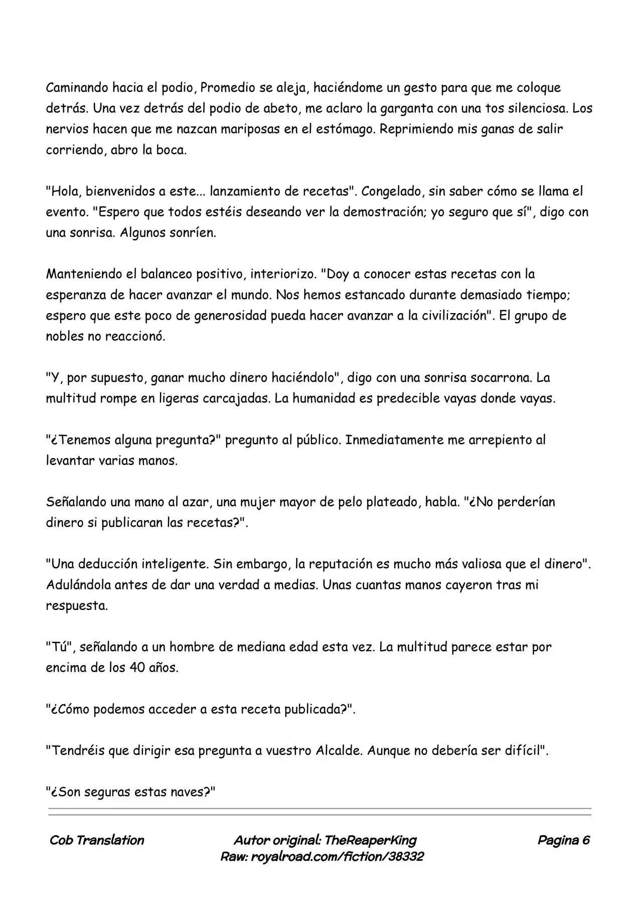 Realidad De Minecraft (Novela) - Capítulo 136 - Página 6 - LectorTMOo