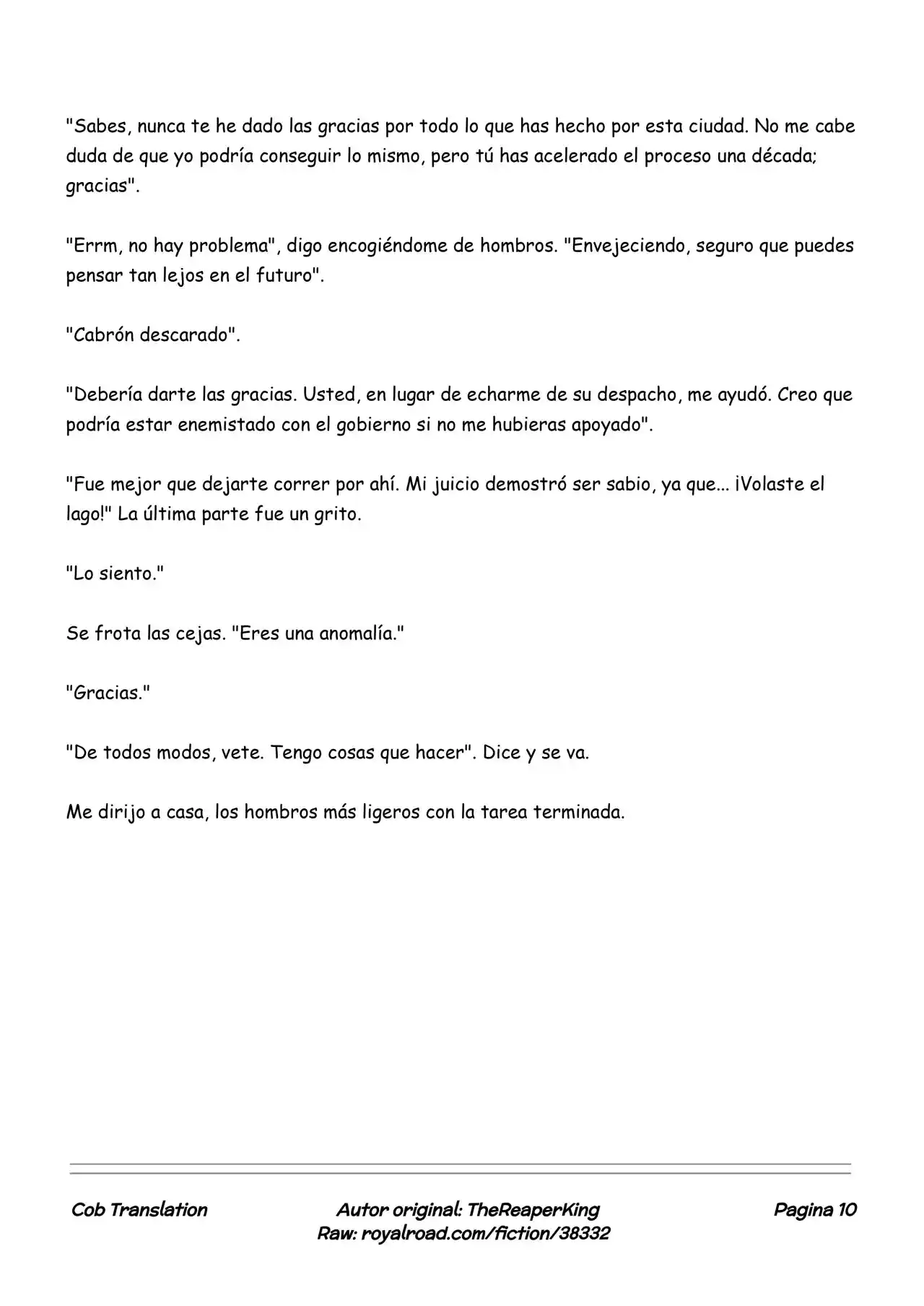 Realidad De Minecraft (Novela) - Capítulo 136 - Página 10 - LectorTMOo