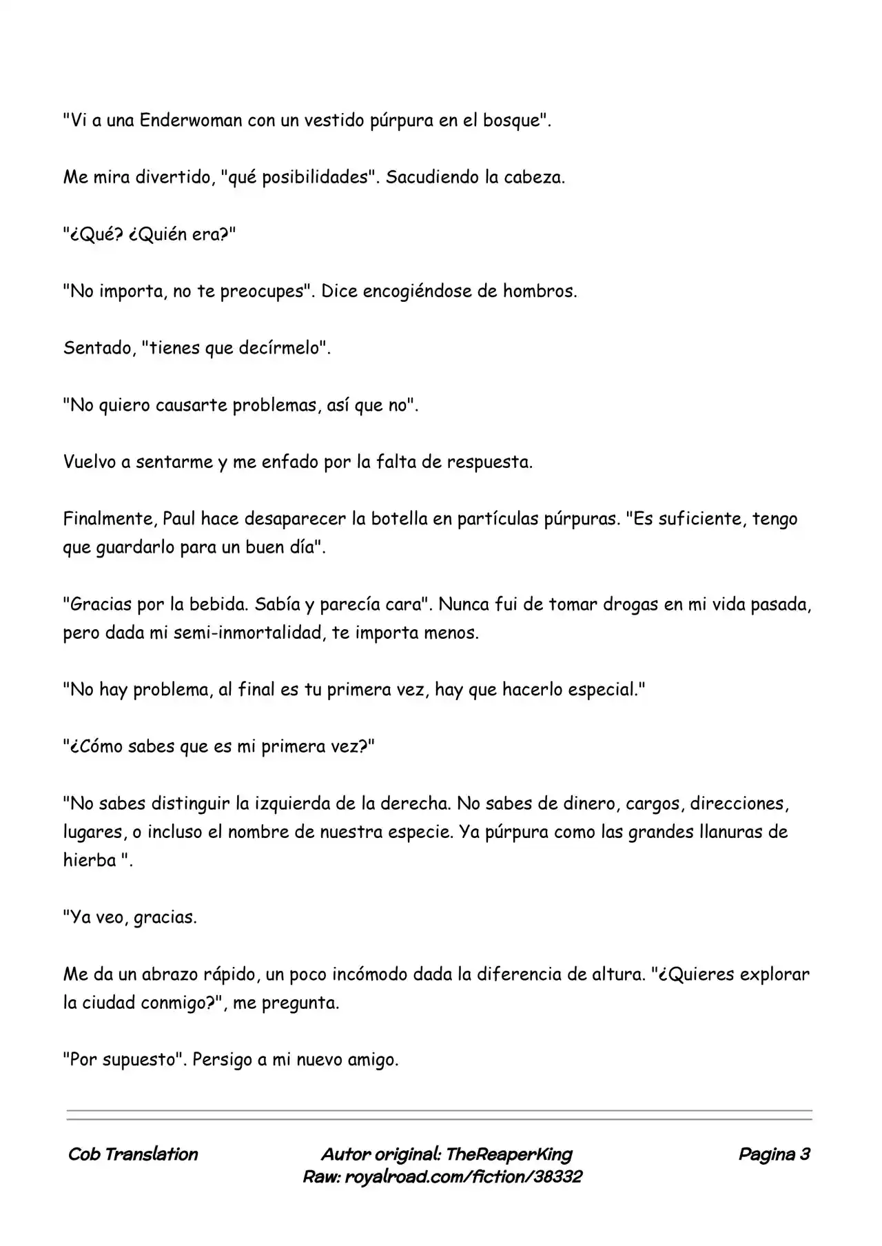Realidad De Minecraft (Novela) - Capítulo 139 - Página 3 - LectorTMOo