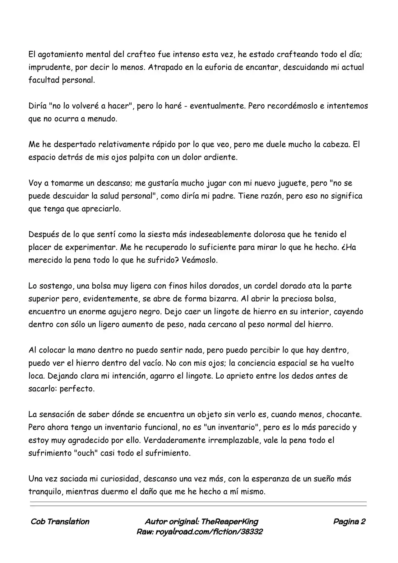 Realidad De Minecraft (Novela) - Capítulo 14 - Página 2 - LectorTMOo