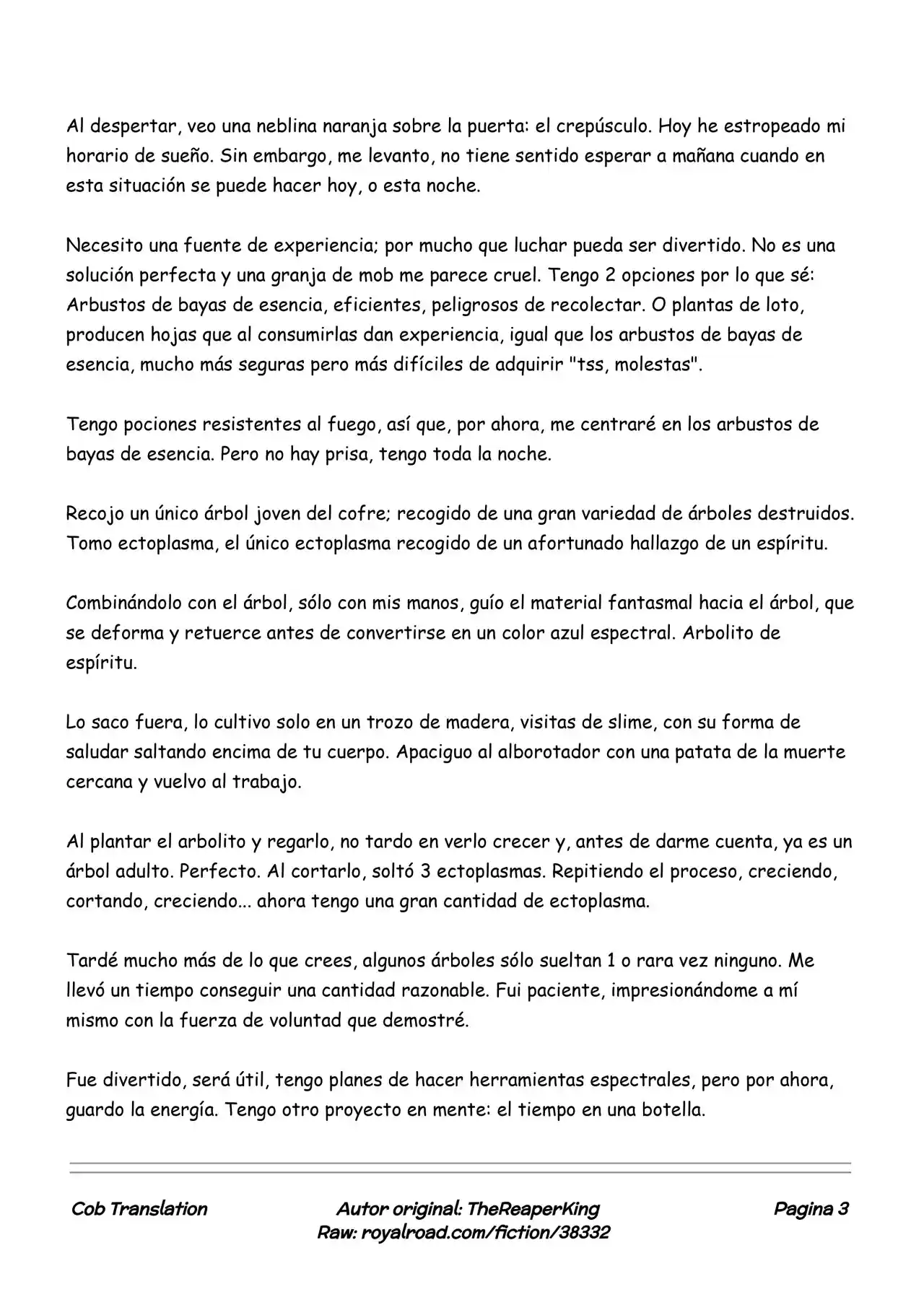 Realidad De Minecraft (Novela) - Capítulo 14 - Página 3 - LectorTMOo