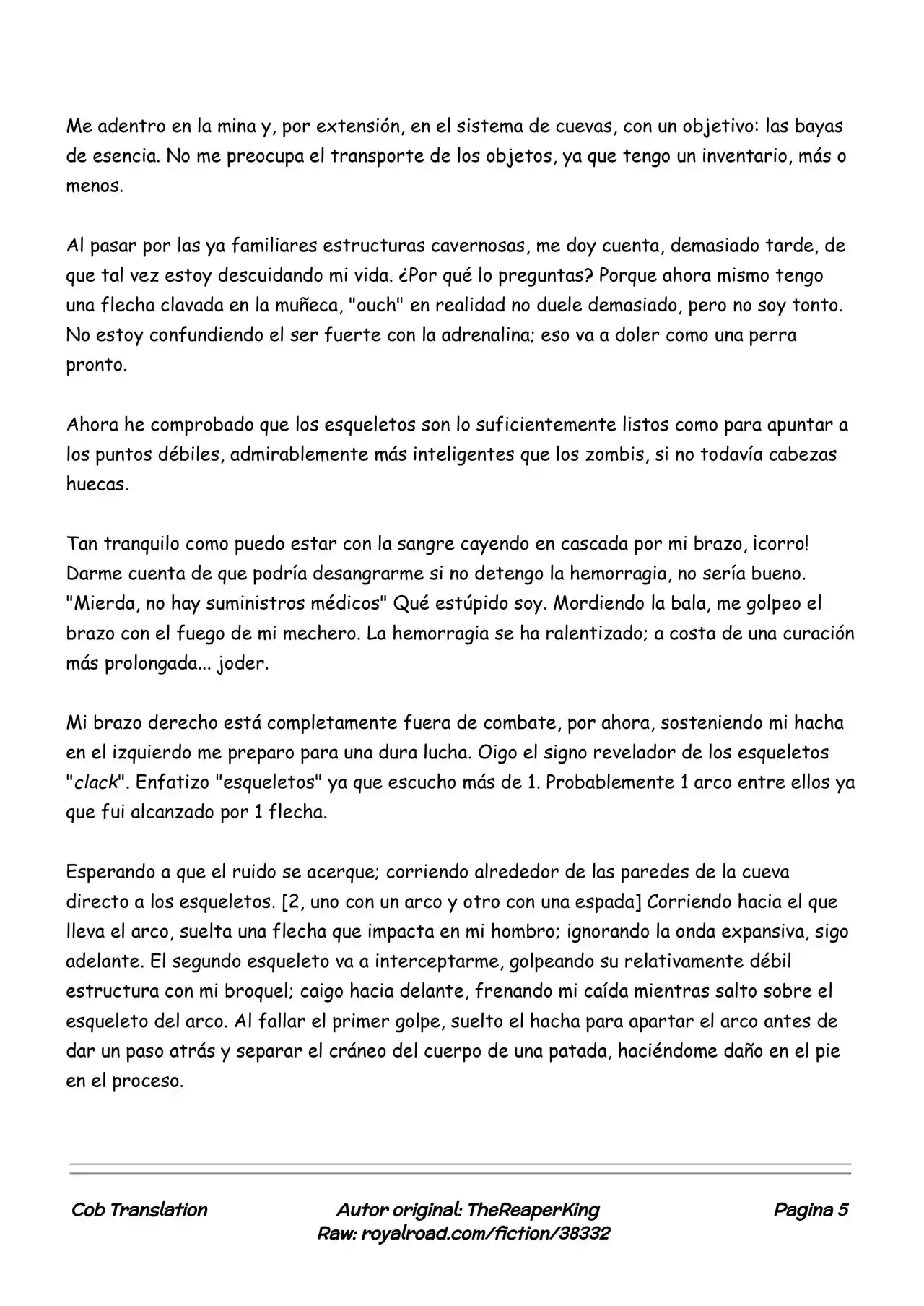 Realidad De Minecraft (Novela) - Capítulo 14 - Página 5 - LectorTMOo