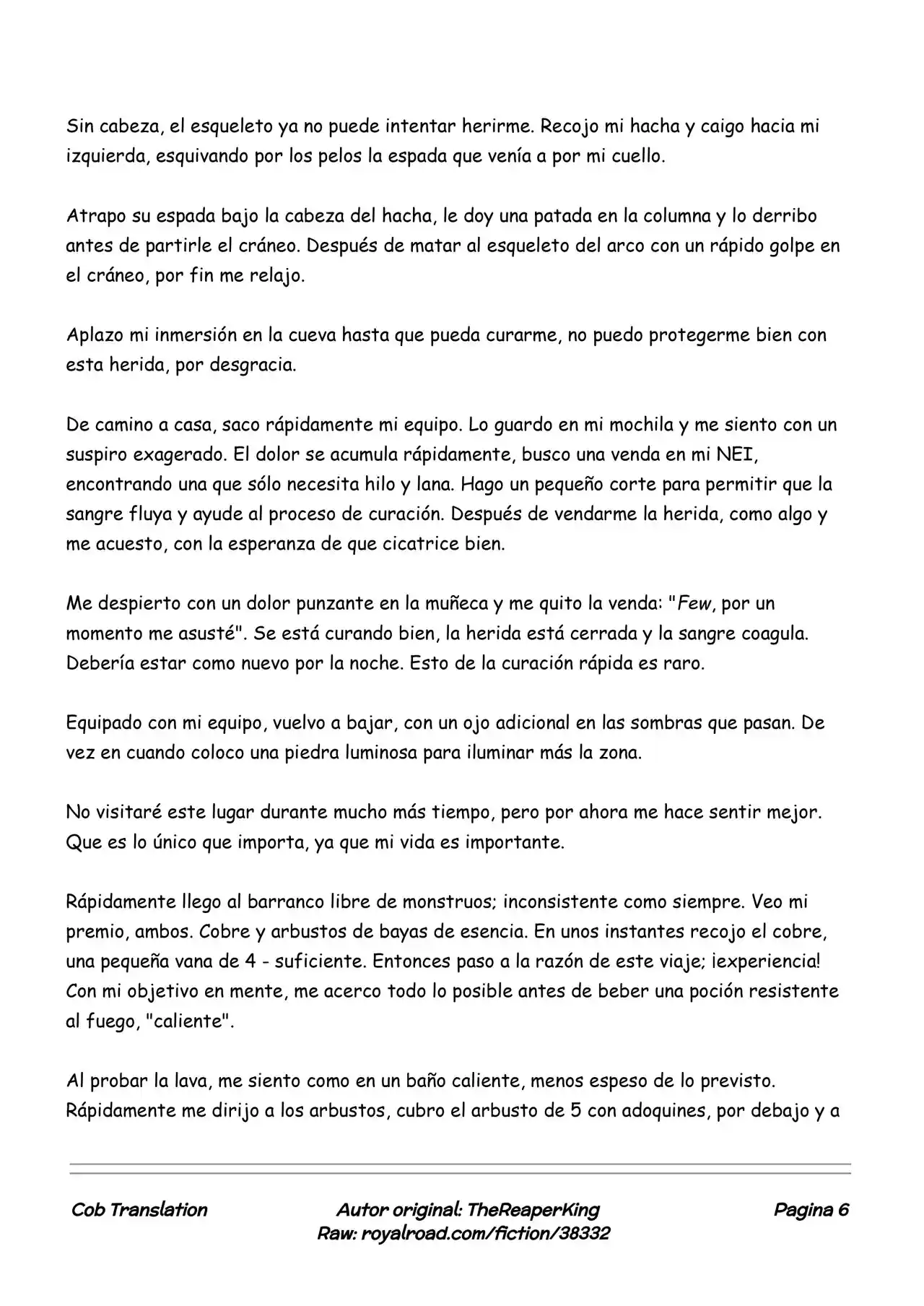 Realidad De Minecraft (Novela) - Capítulo 14 - Página 6 - LectorTMOo