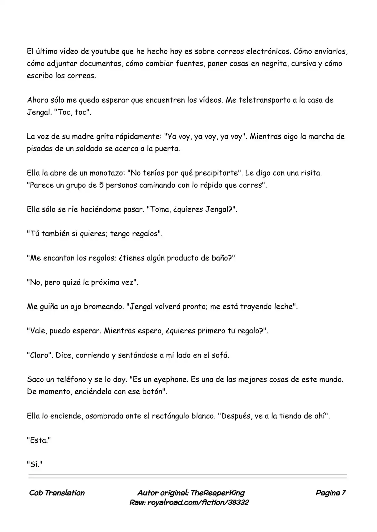 Realidad De Minecraft (Novela) - Capítulo 140 - Página 7 - LectorTMOo