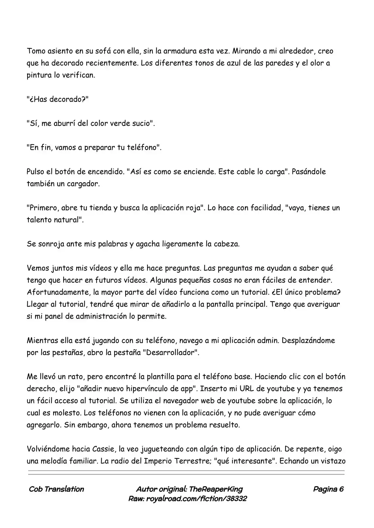 Realidad De Minecraft (Novela) - Capítulo 141 - Página 6 - LectorTMOo