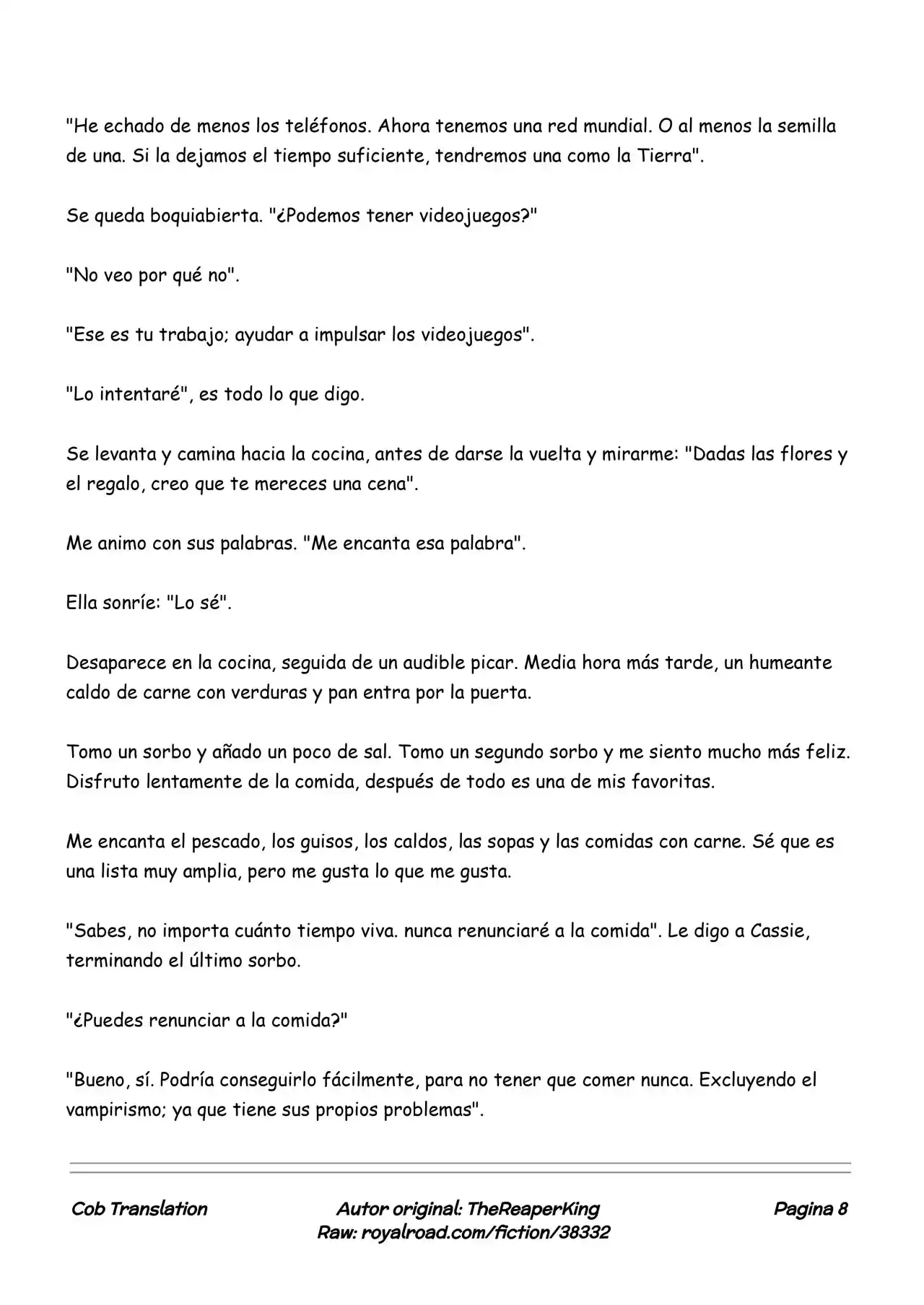 Realidad De Minecraft (Novela) - Capítulo 141 - Página 8 - LectorTMOo