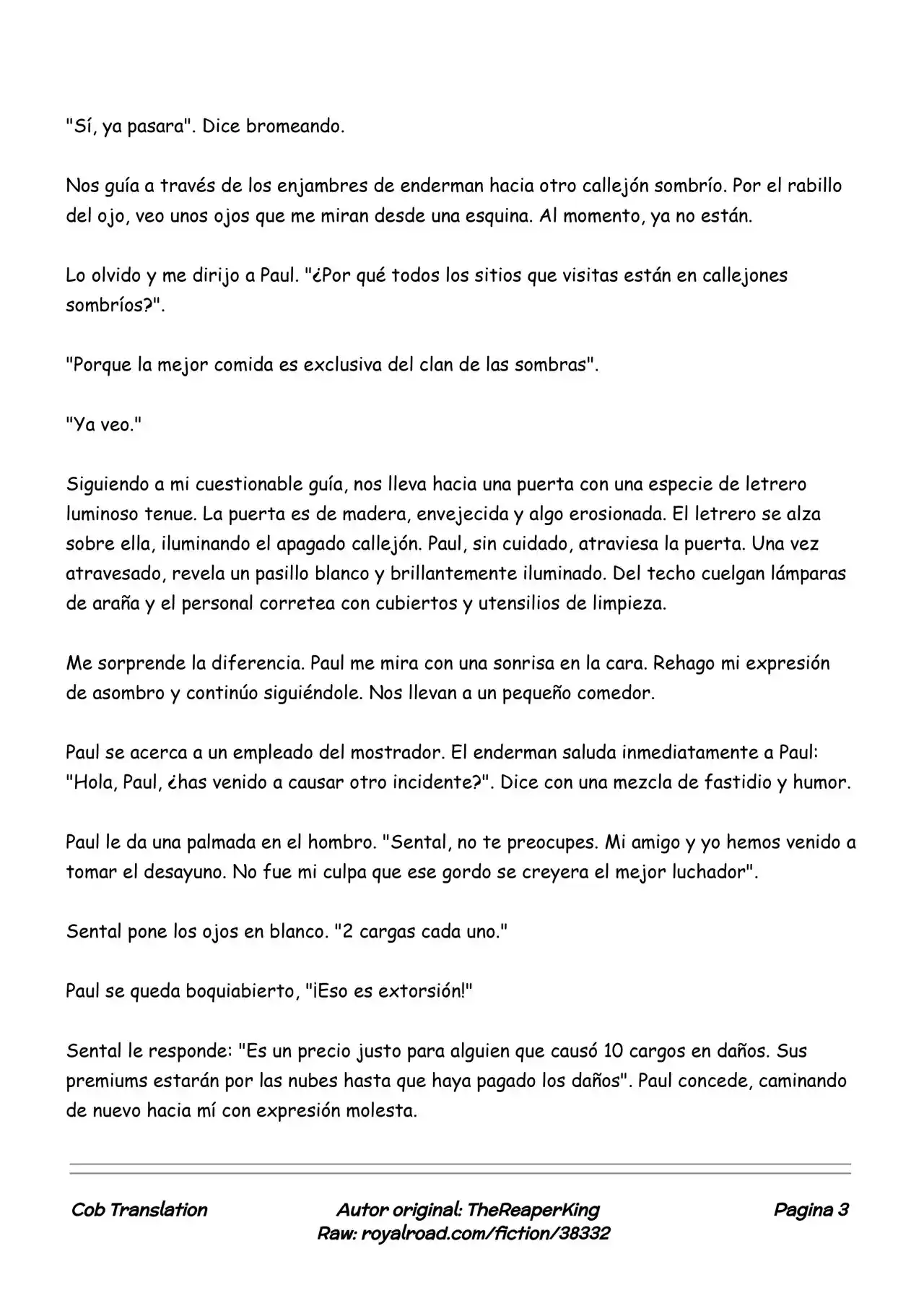 Realidad De Minecraft (Novela) - Capítulo 142 - Página 3 - LectorTMOo