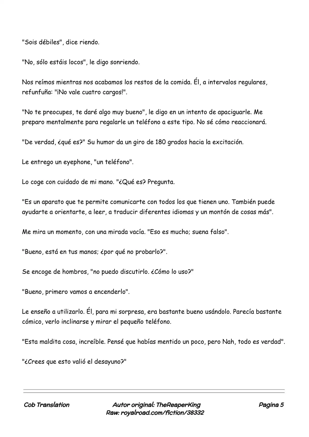 Realidad De Minecraft (Novela) - Capítulo 142 - Página 5 - LectorTMOo