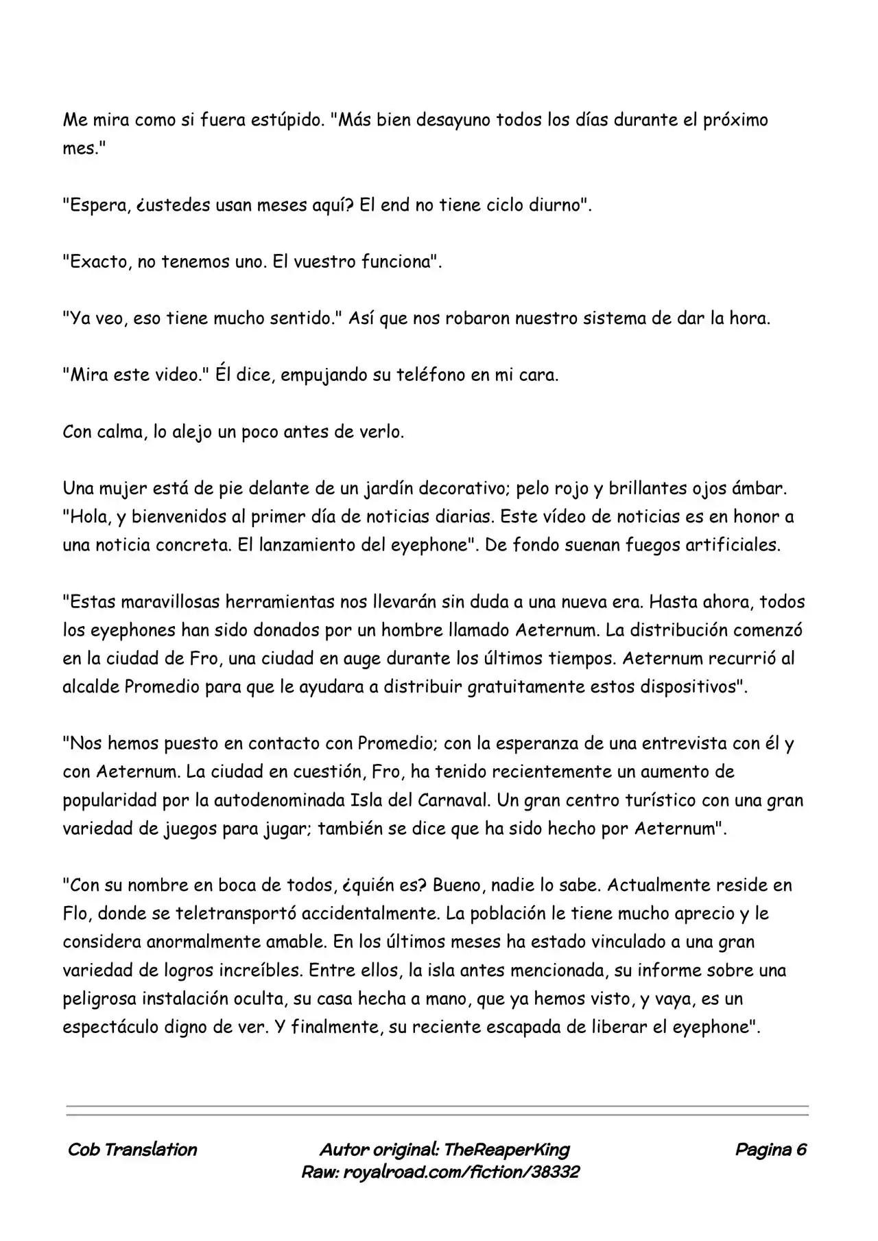 Realidad De Minecraft (Novela) - Capítulo 142 - Página 6 - LectorTMOo