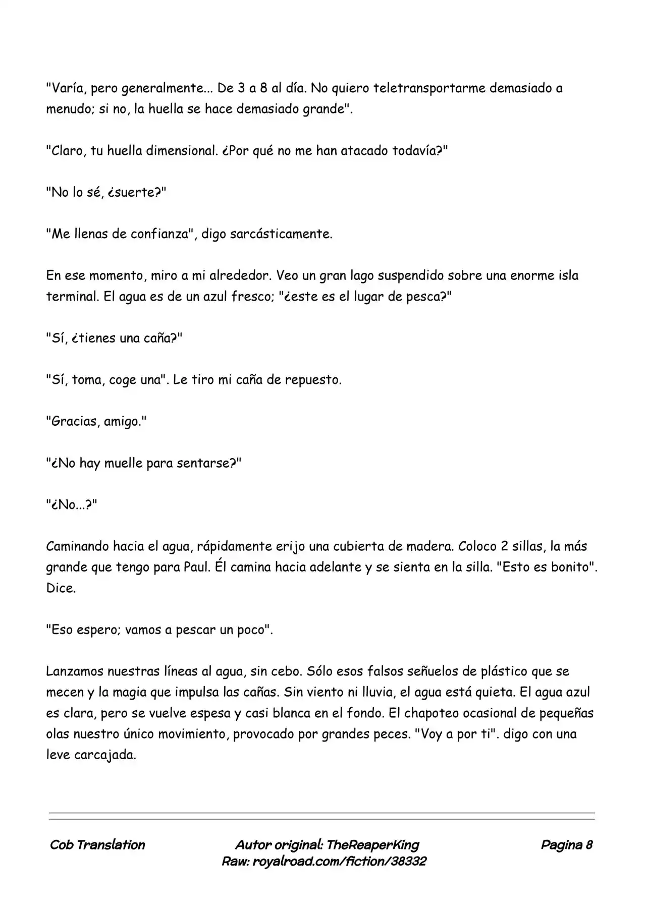 Realidad De Minecraft (Novela) - Capítulo 142 - Página 8 - LectorTMOo