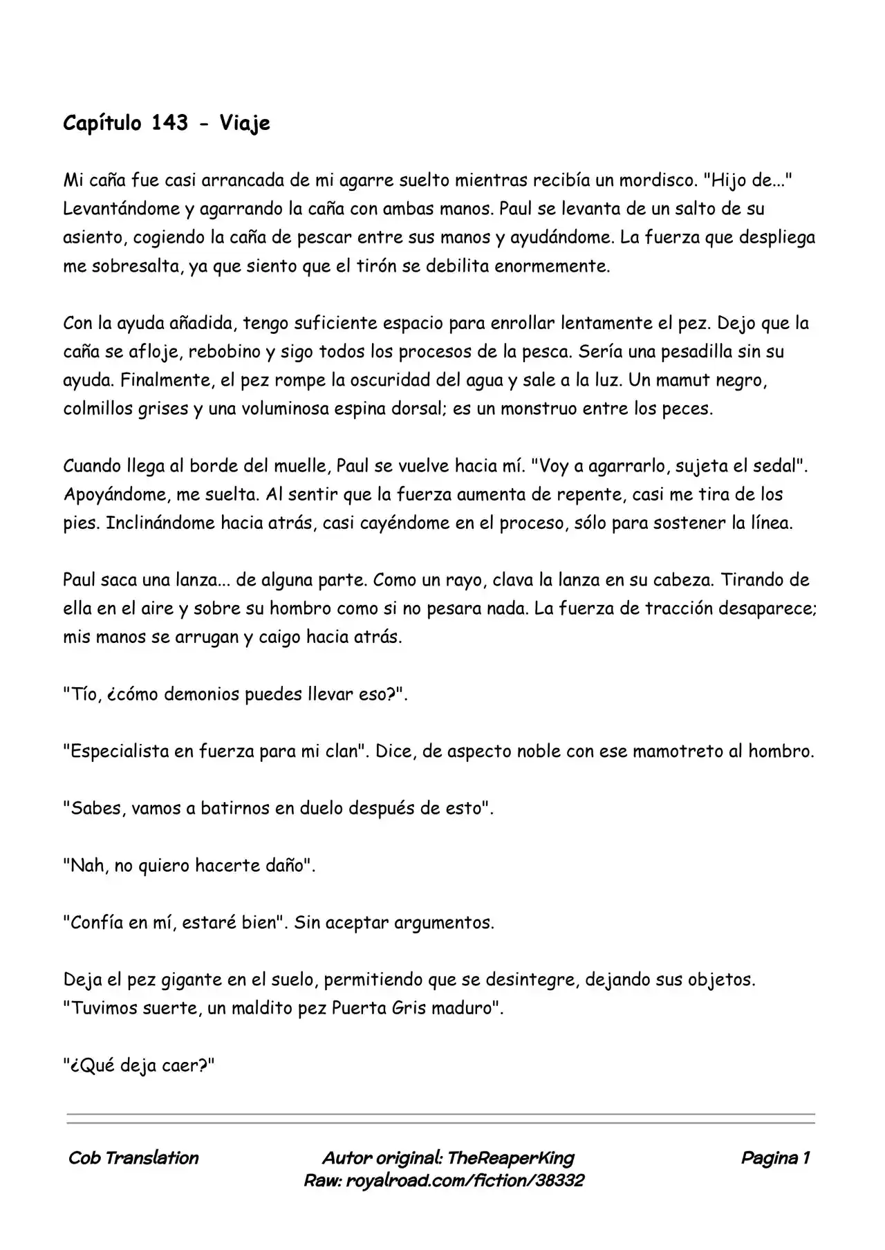 Realidad De Minecraft (Novela) - Capítulo 143 - Página 1 - LectorTMOo