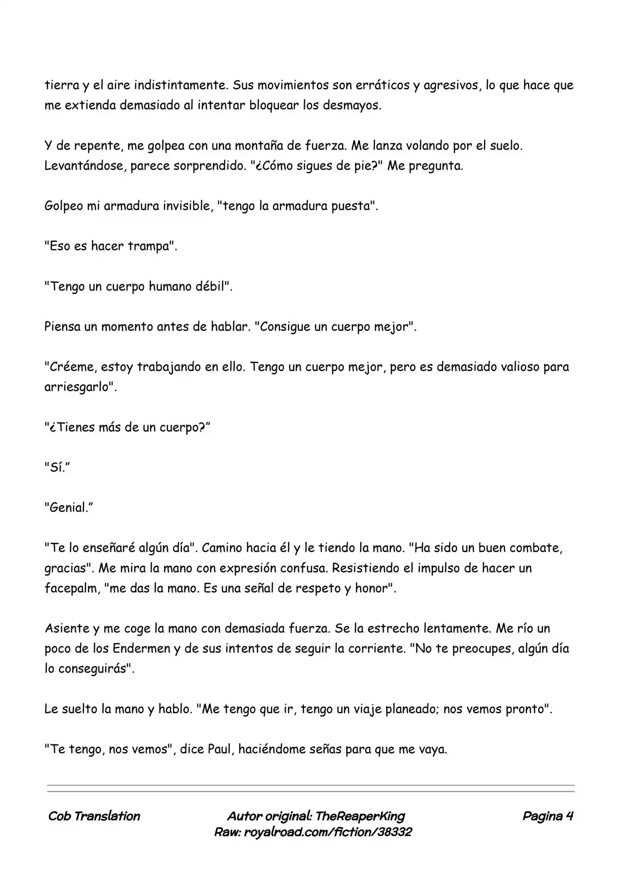 Realidad De Minecraft (Novela) - Capítulo 143 - Página 4 - LectorTMOo
