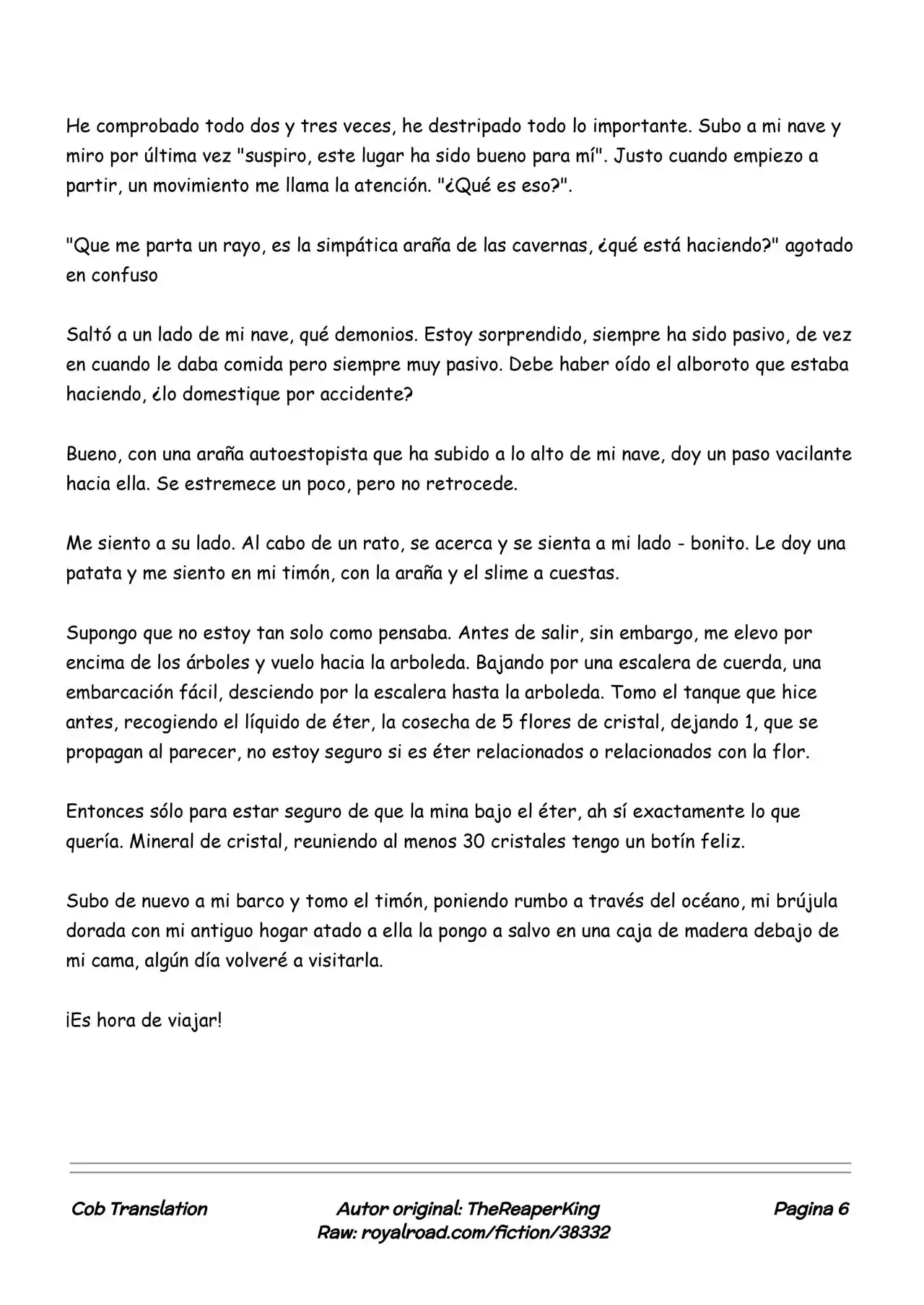 Realidad De Minecraft (Novela) - Capítulo 15 - Página 6 - LectorTMOo