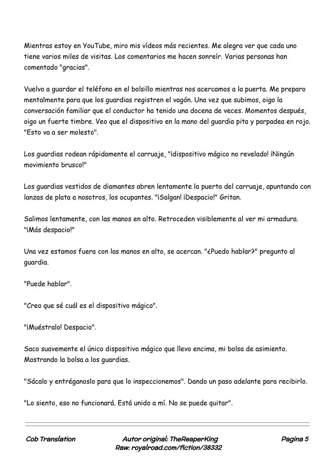 Realidad De Minecraft (Novela) - Capítulo 154 - Página 5 - LectorTMOo