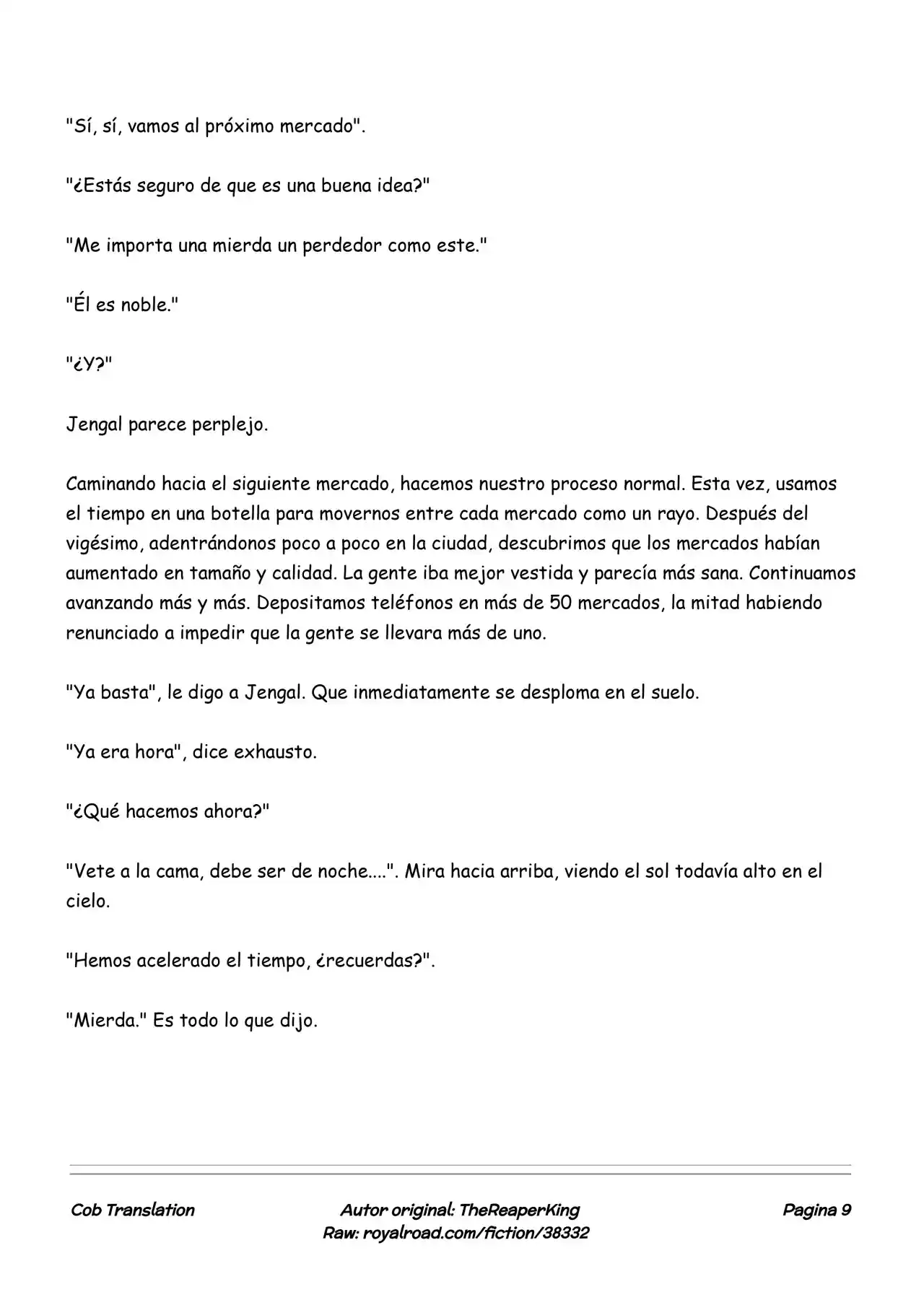 Realidad De Minecraft (Novela) - Capítulo 155 - Página 9 - LectorTMOo
