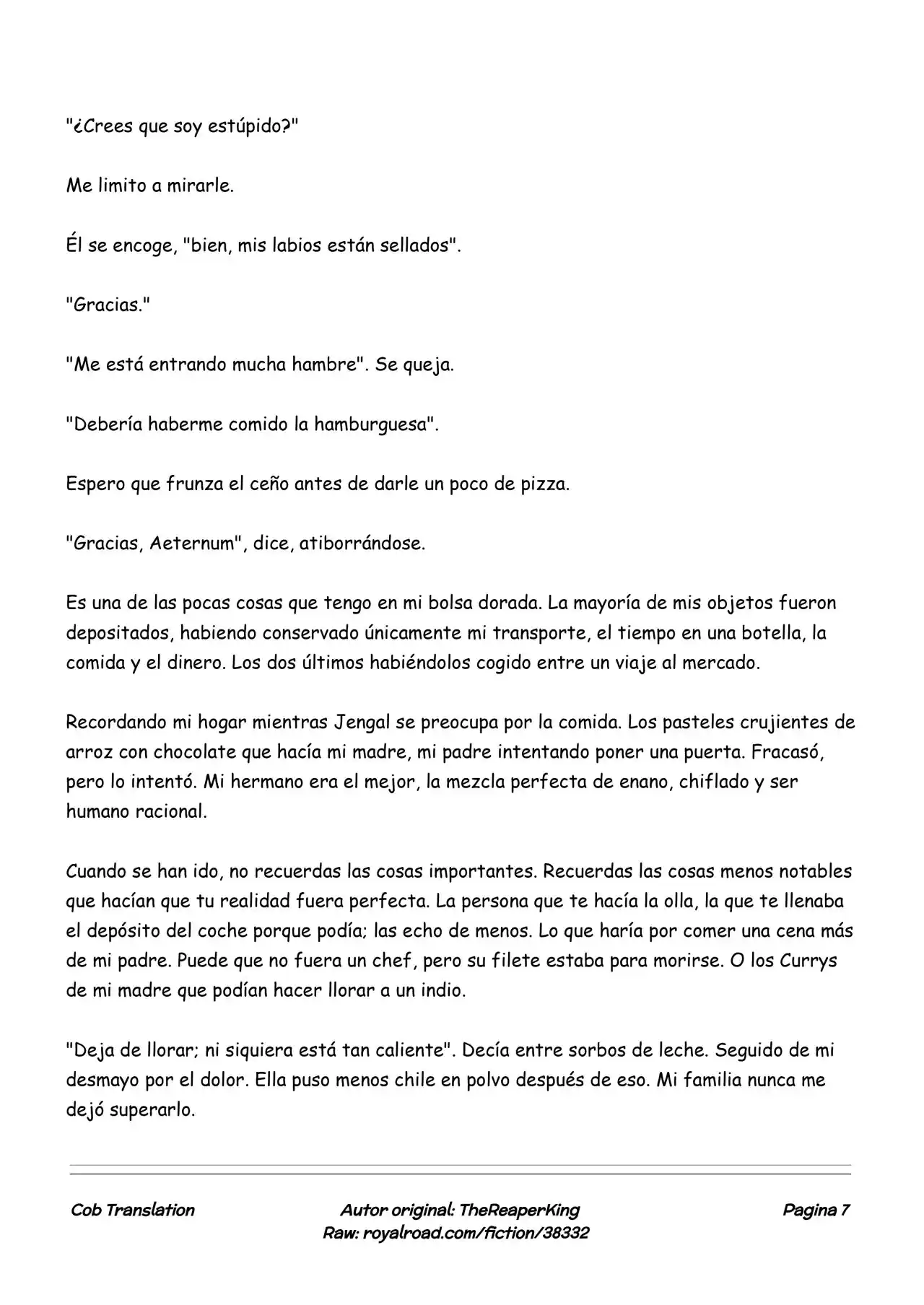 Realidad De Minecraft (Novela) - Capítulo 156 - Página 7 - LectorTMOo