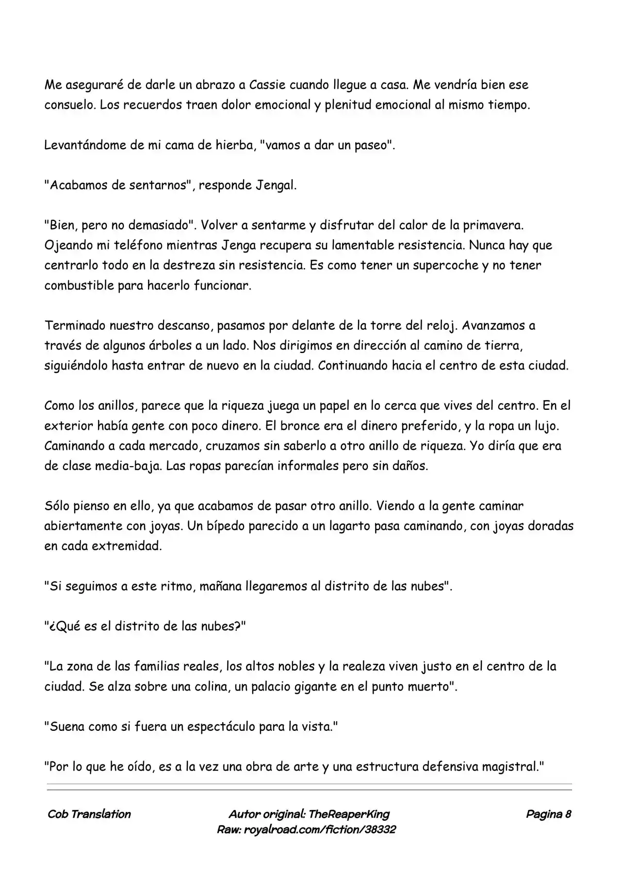 Realidad De Minecraft (Novela) - Capítulo 156 - Página 8 - LectorTMOo